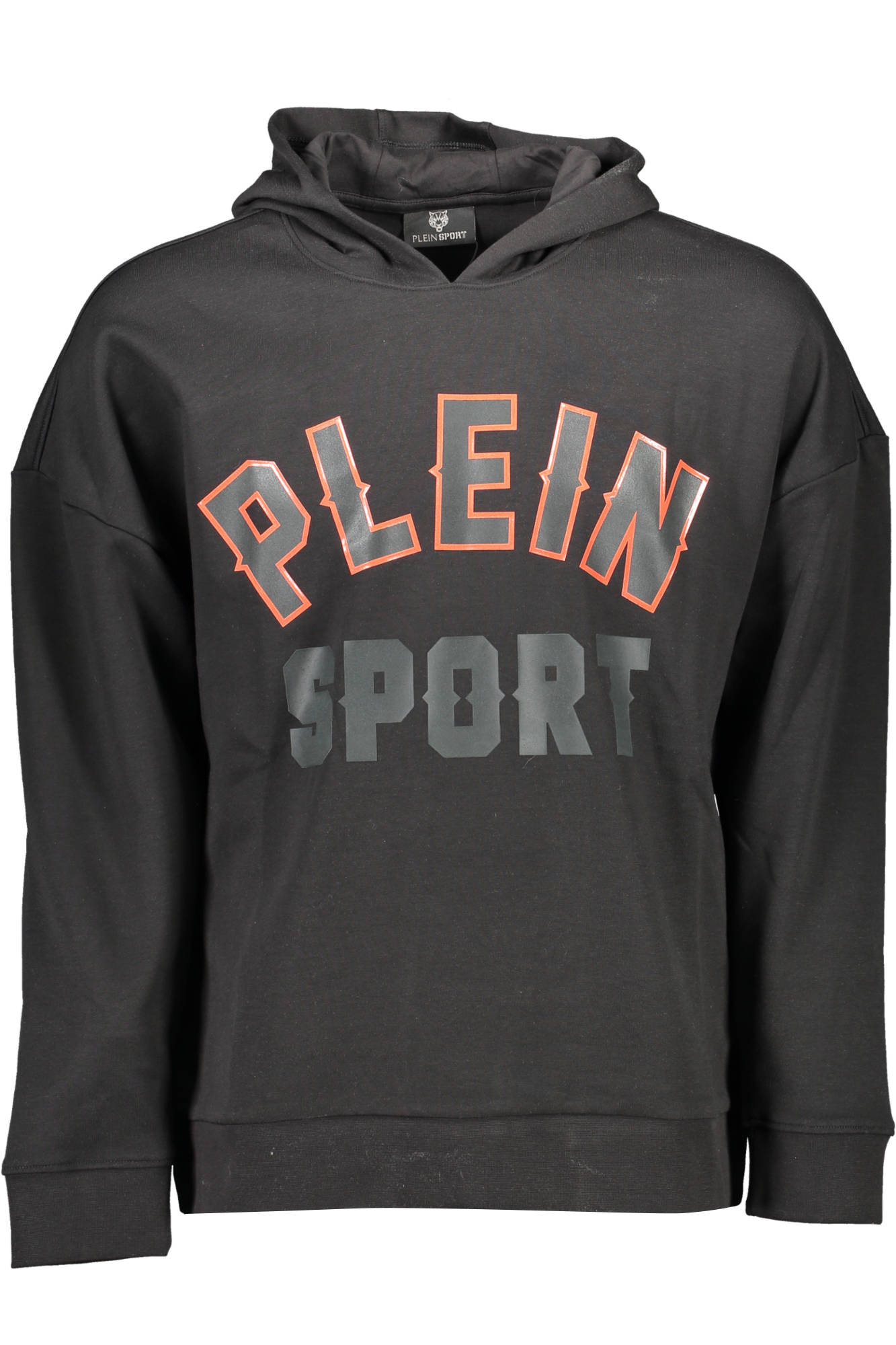 PLEIN SPORT SWEATSHIRT WITHOUT ZIP MAN BLACK
