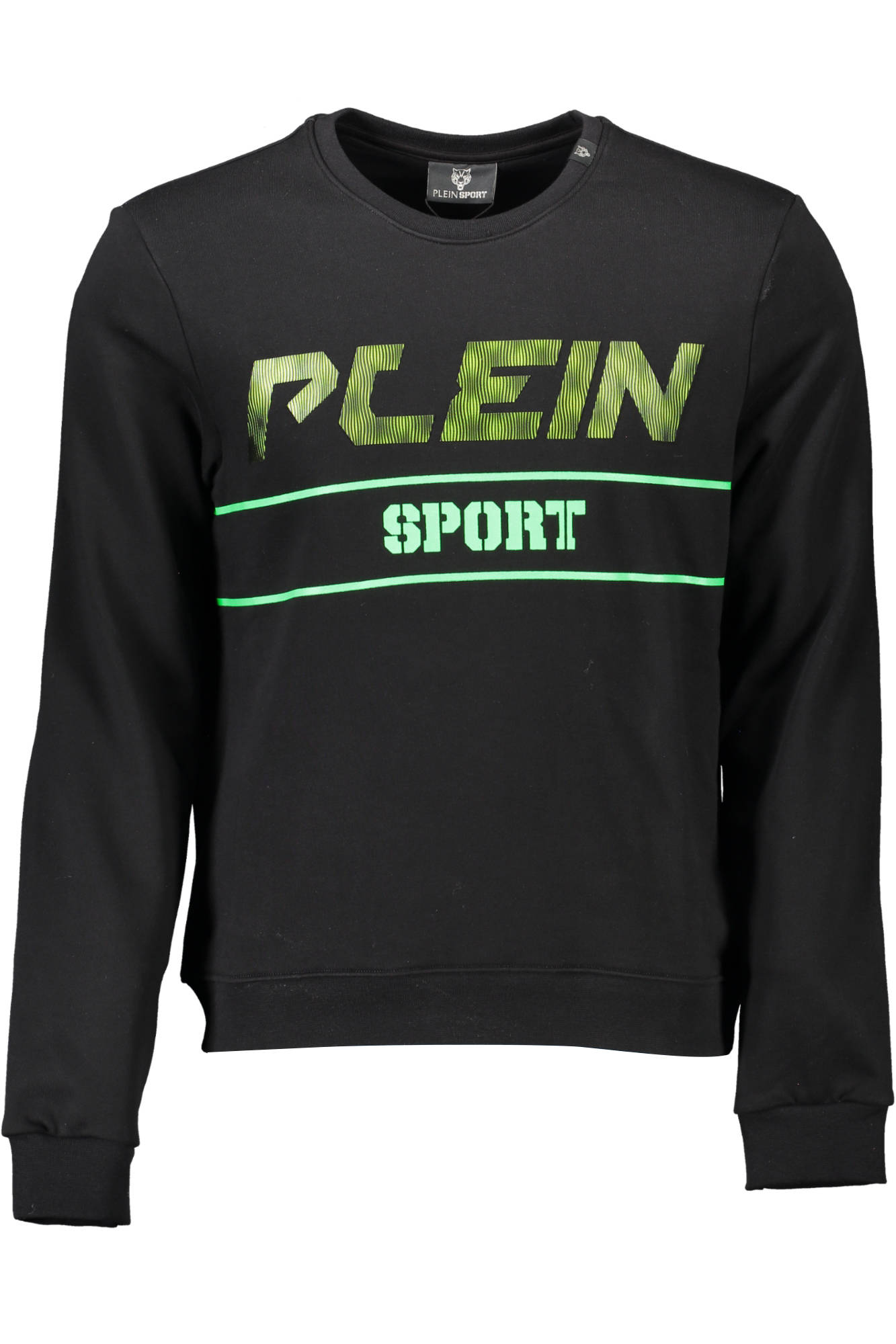 PLEIN SPORT SWEATSHIRT WITHOUT ZIP MAN BLACK