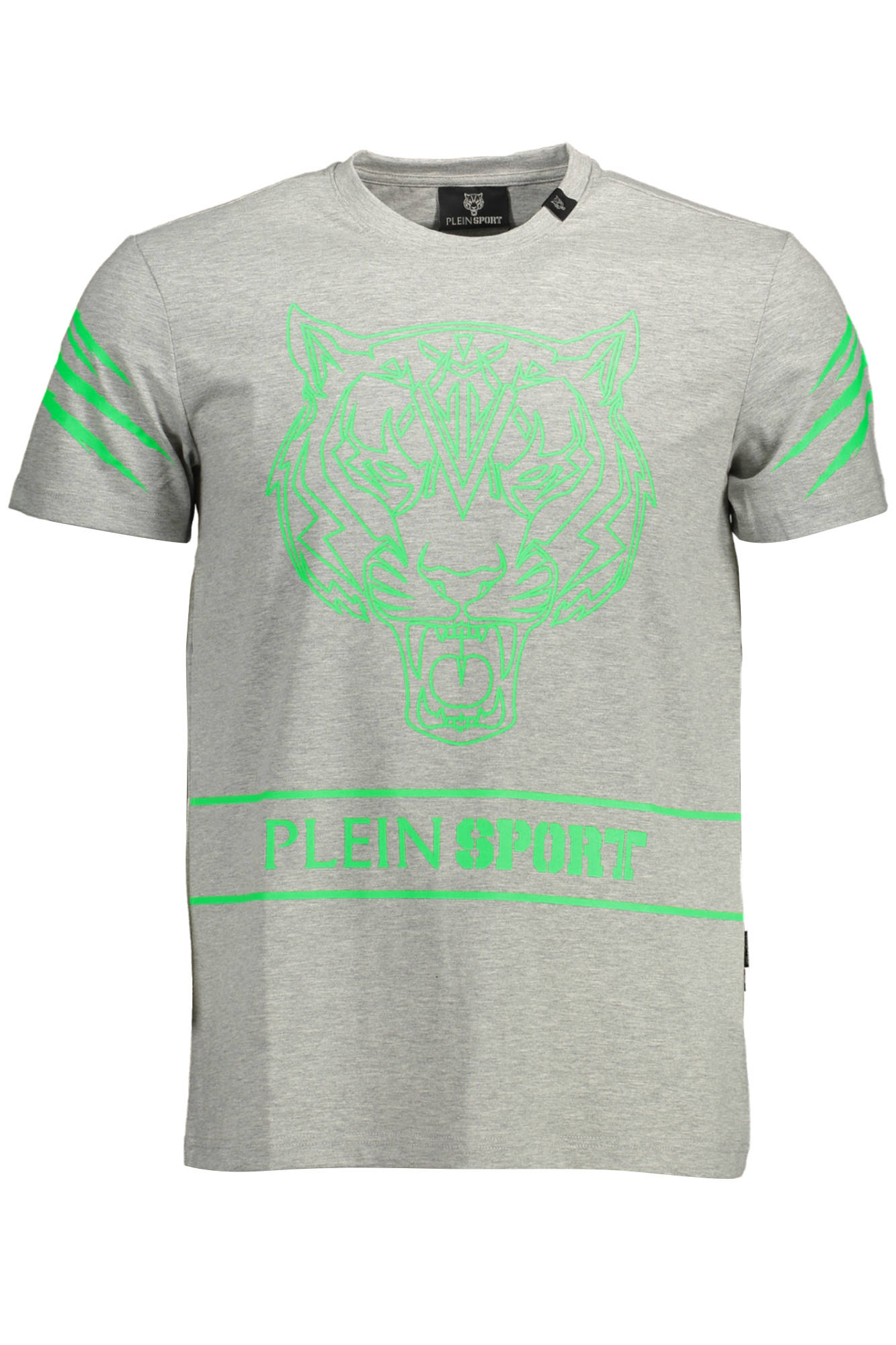 PLEIN SPORT MEN'S SHORT SLEEVE T-SHIRT GRAY