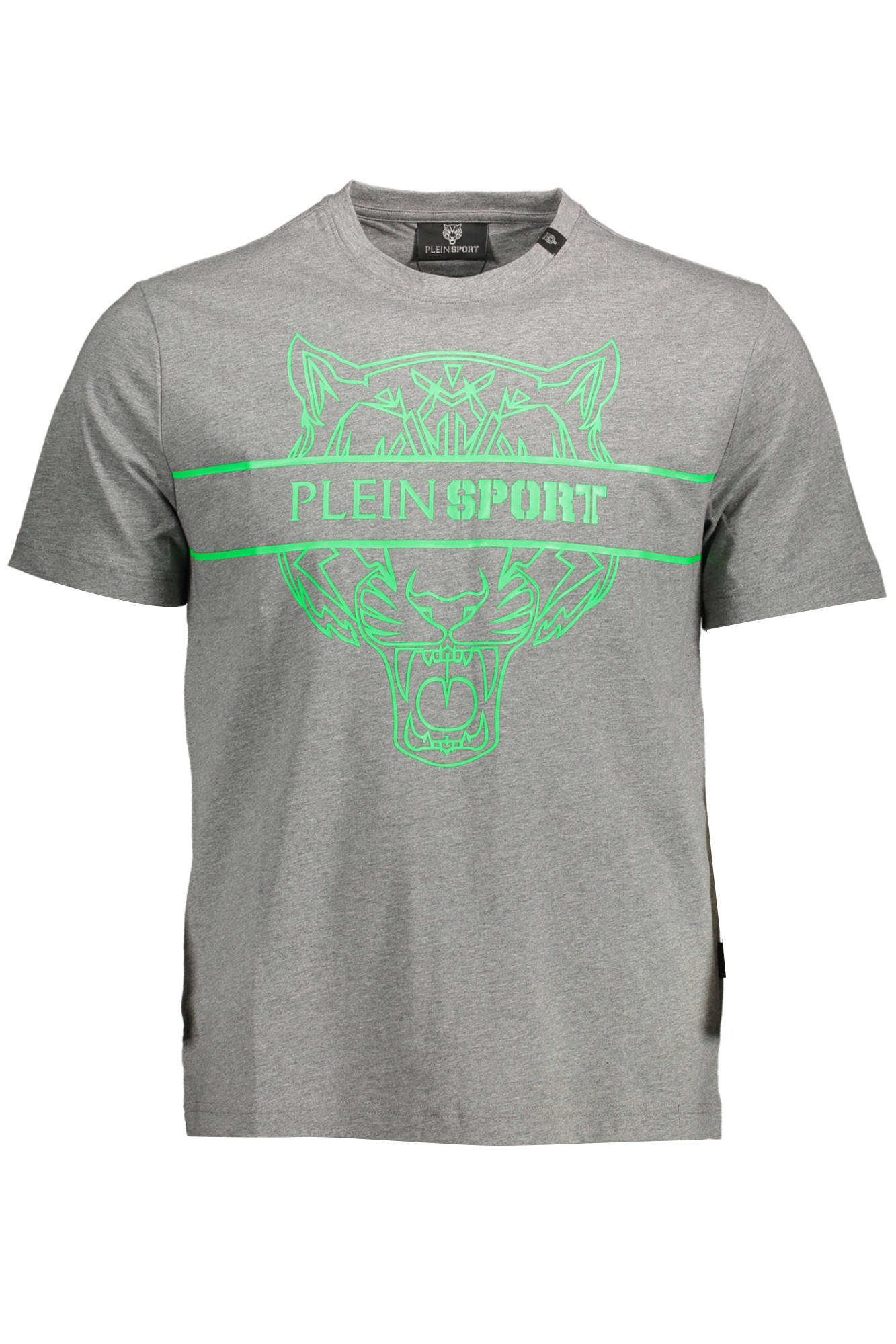 PLEIN SPORT MEN'S SHORT SLEEVE T-SHIRT GRAY