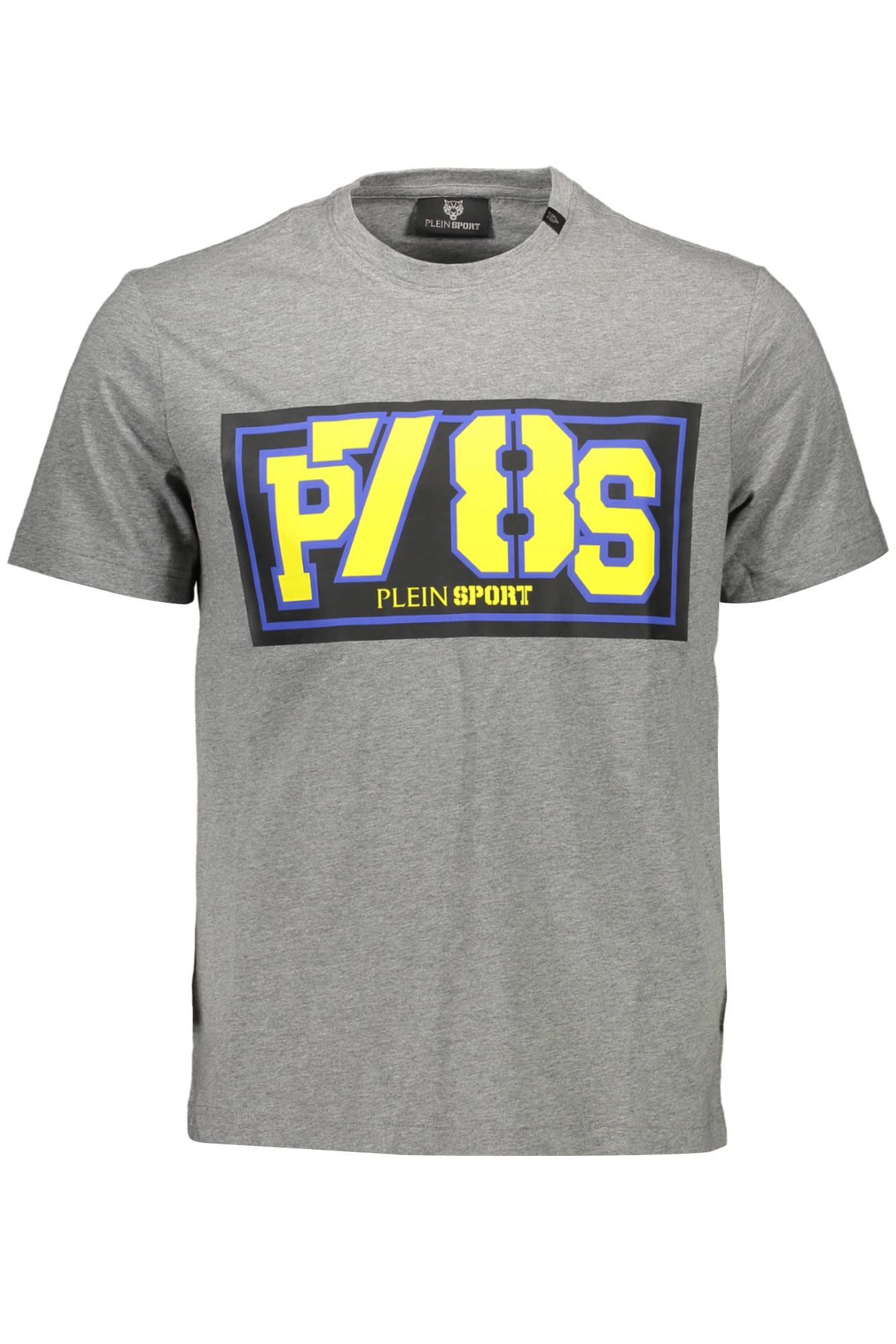 PLEIN SPORT MEN'S SHORT SLEEVE T-SHIRT GRAY