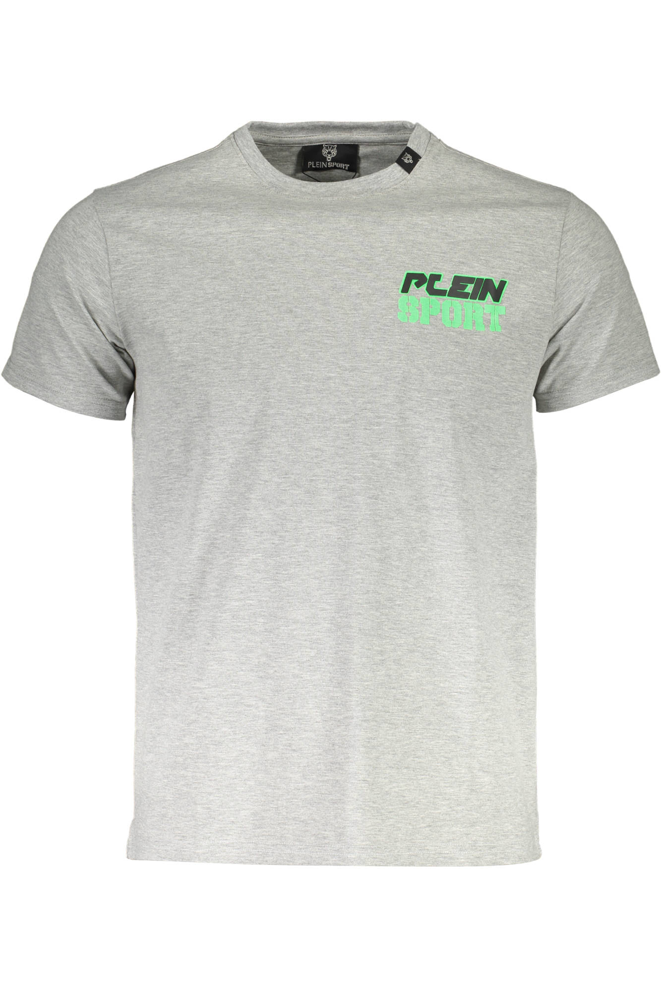 PLEIN SPORT MEN'S SHORT SLEEVE T-SHIRT GRAY