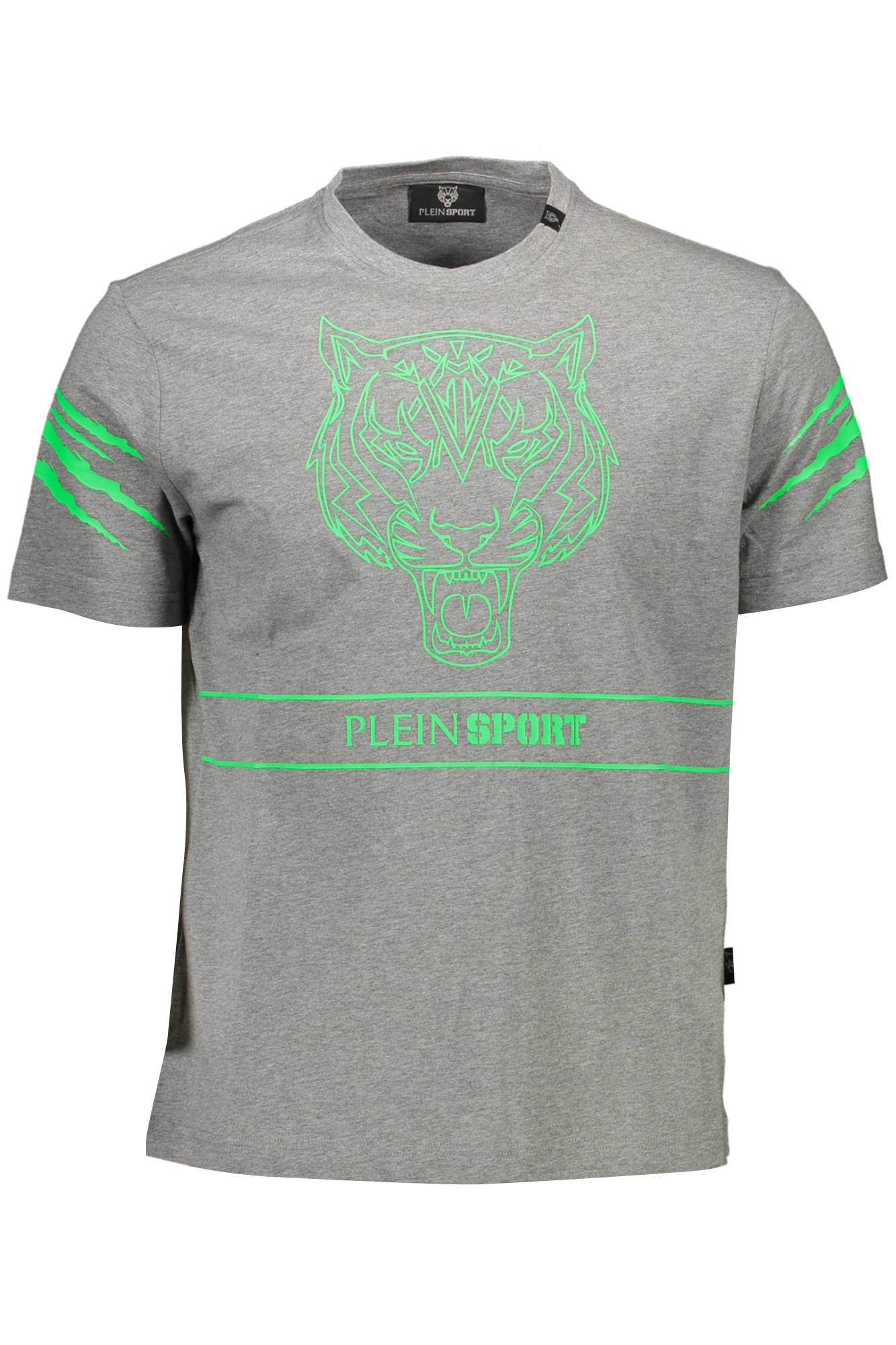 PLEIN SPORT MEN'S SHORT SLEEVE T-SHIRT GRAY