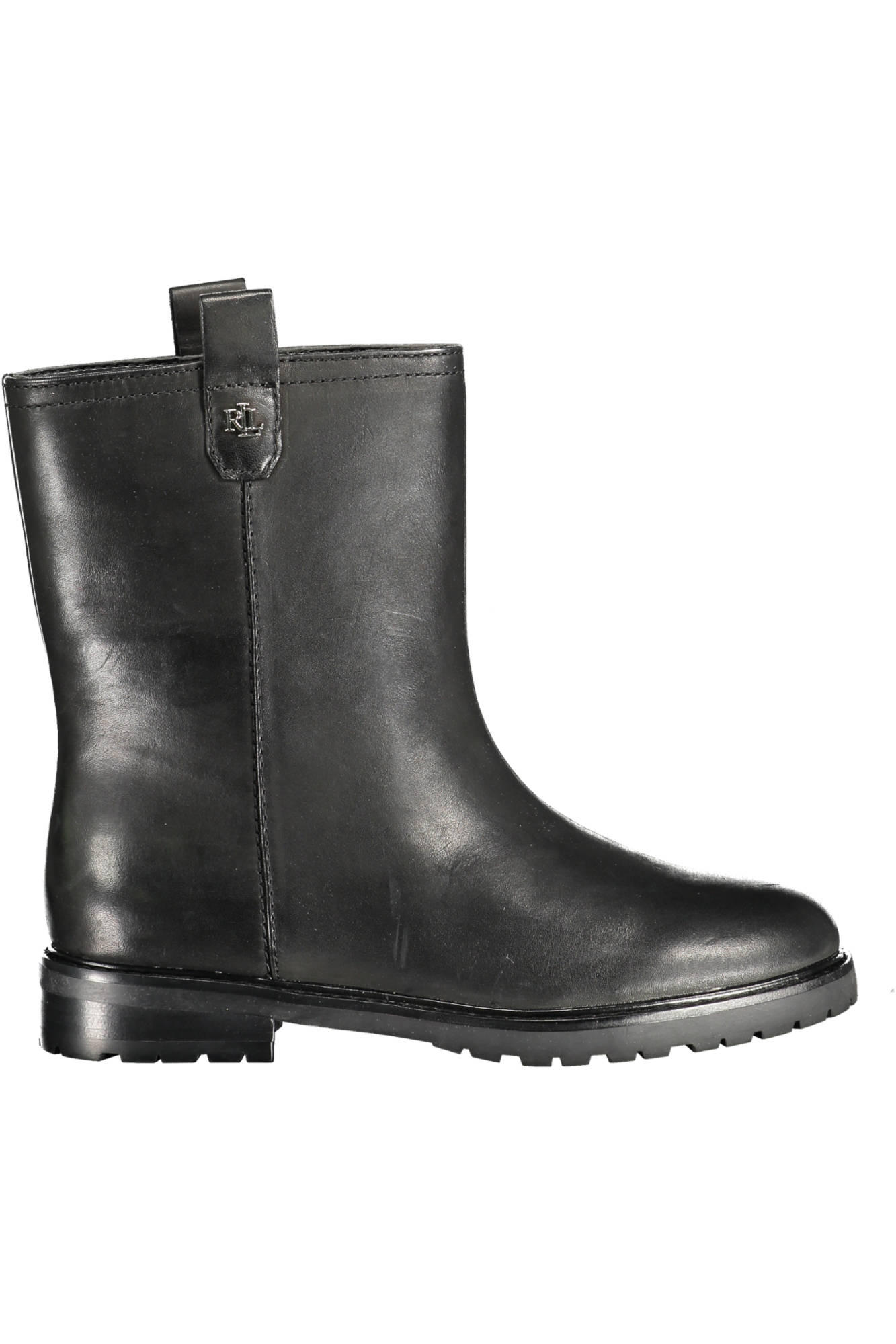 RALPH LAUREN WOMEN'S BLACK FOOTWEAR BOOT