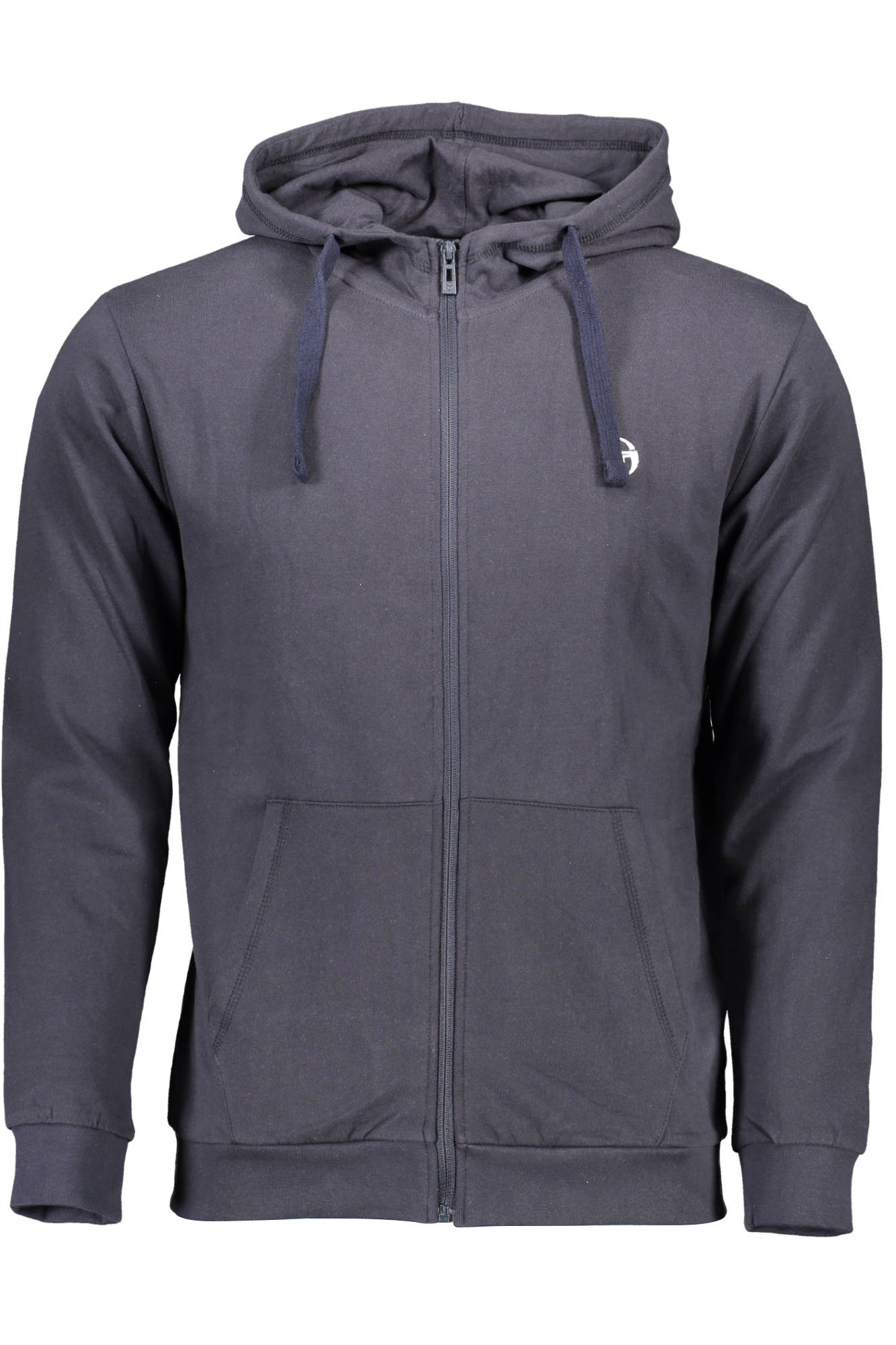 SERGIO TACCHINI MEN'S BLUE SWEATSHIRT WITH ZIP