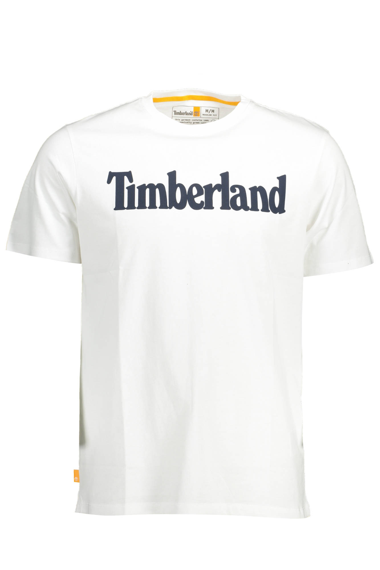 TIMBERLAND WHITE MEN'S SHORT SLEEVE T-SHIRT