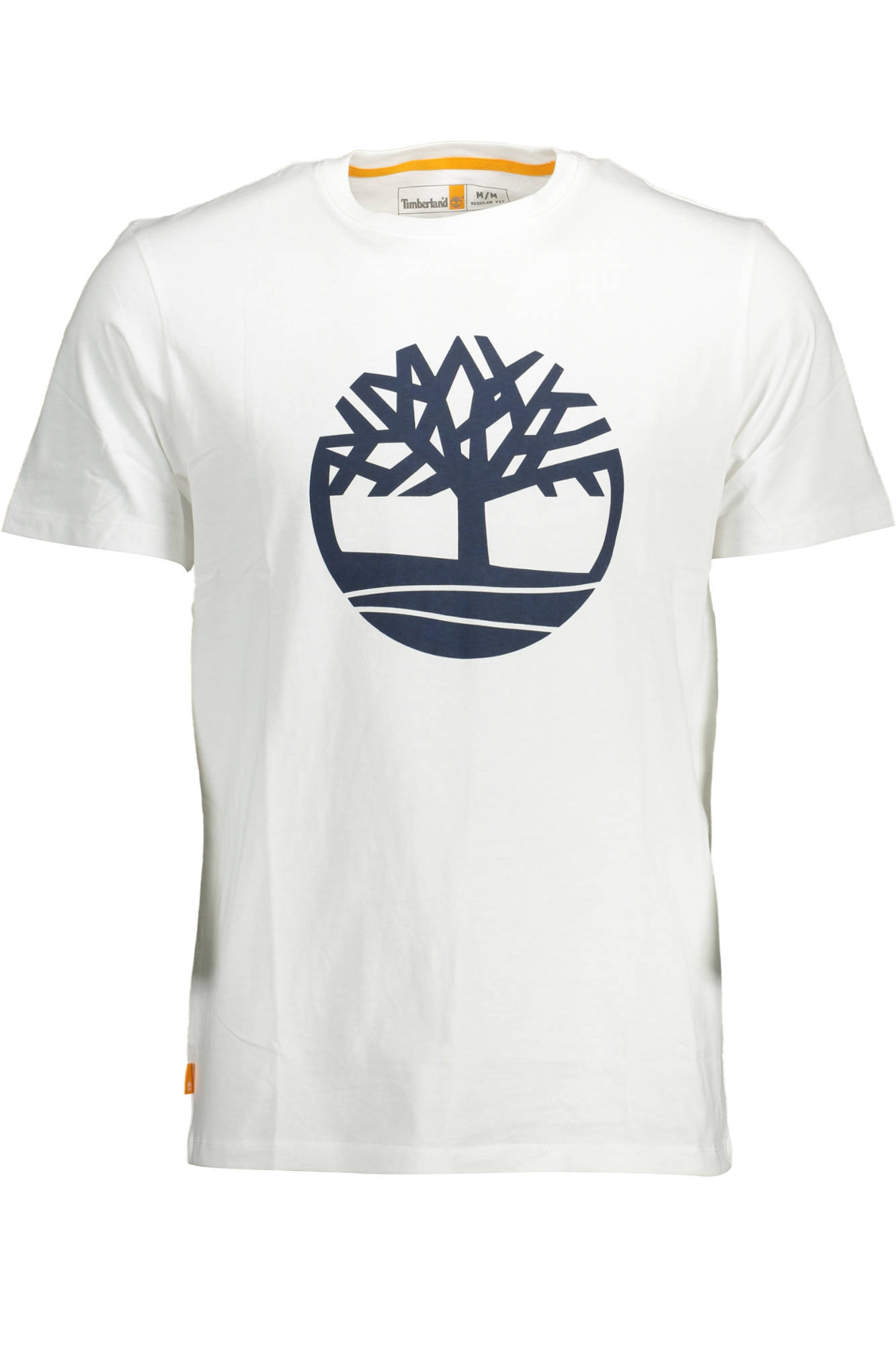 TIMBERLAND WHITE MEN'S SHORT SLEEVE T-SHIRT