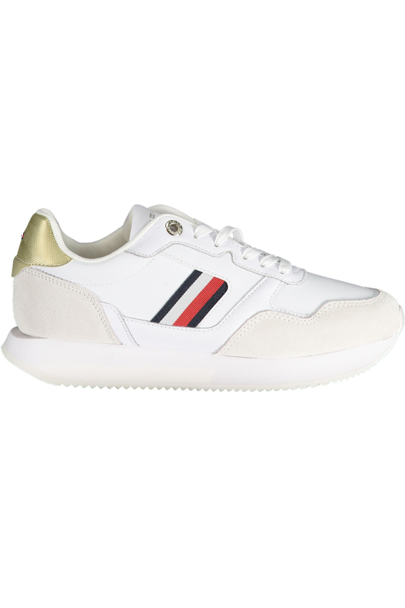 TOMMY HILFIGER WHITE WOMEN'S SPORTS SHOES