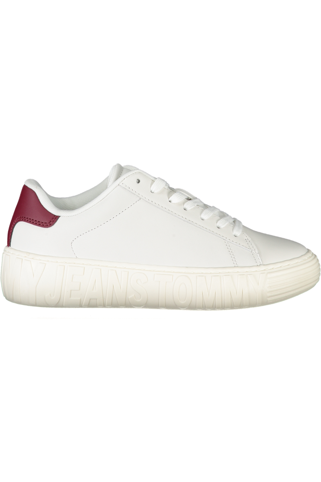 TOMMY HILFIGER WHITE WOMEN'S SPORTS SHOES