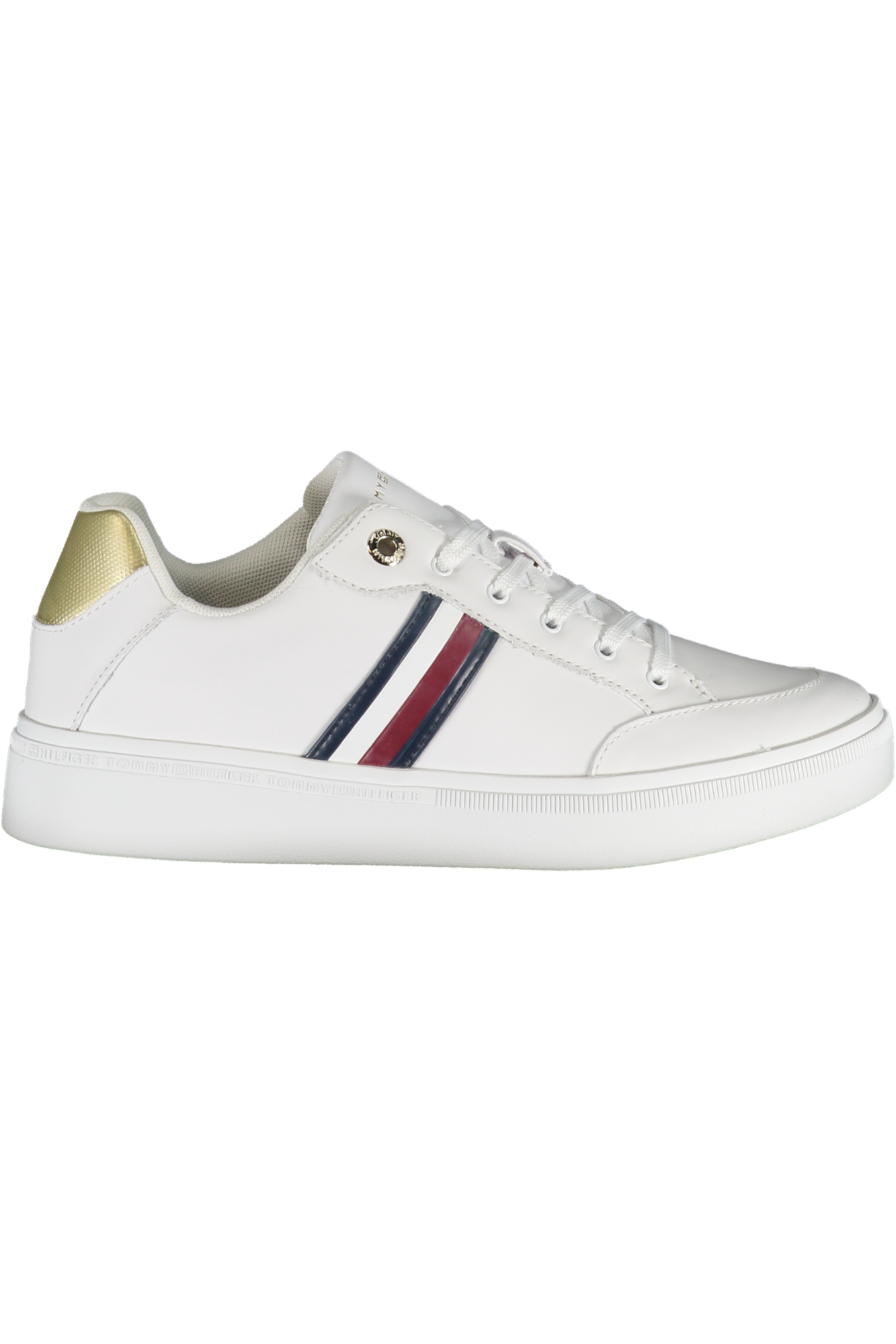 TOMMY HILFIGER WHITE WOMEN'S SPORTS SHOES