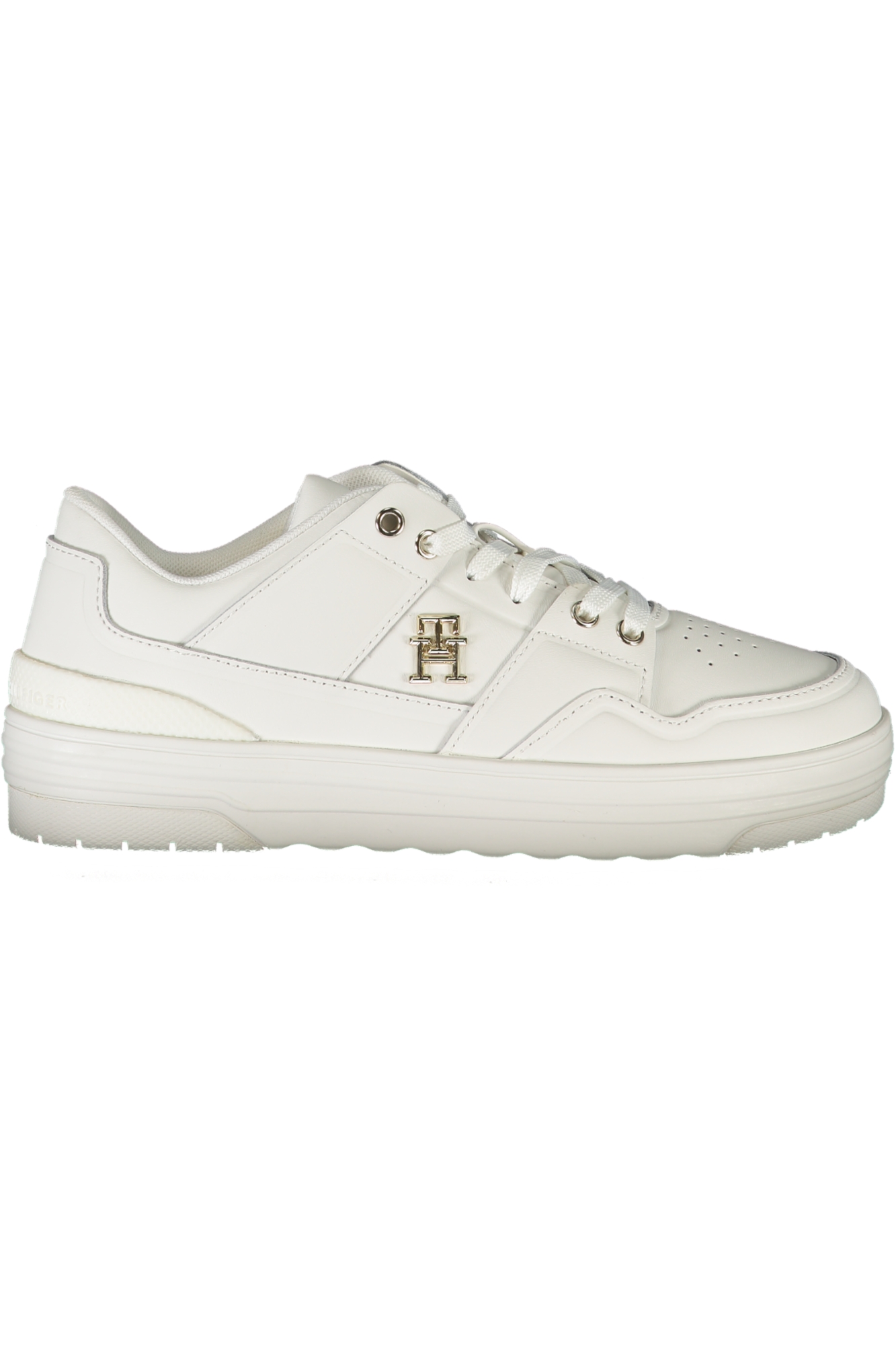 TOMMY HILFIGER WHITE WOMEN'S SPORTS SHOES
