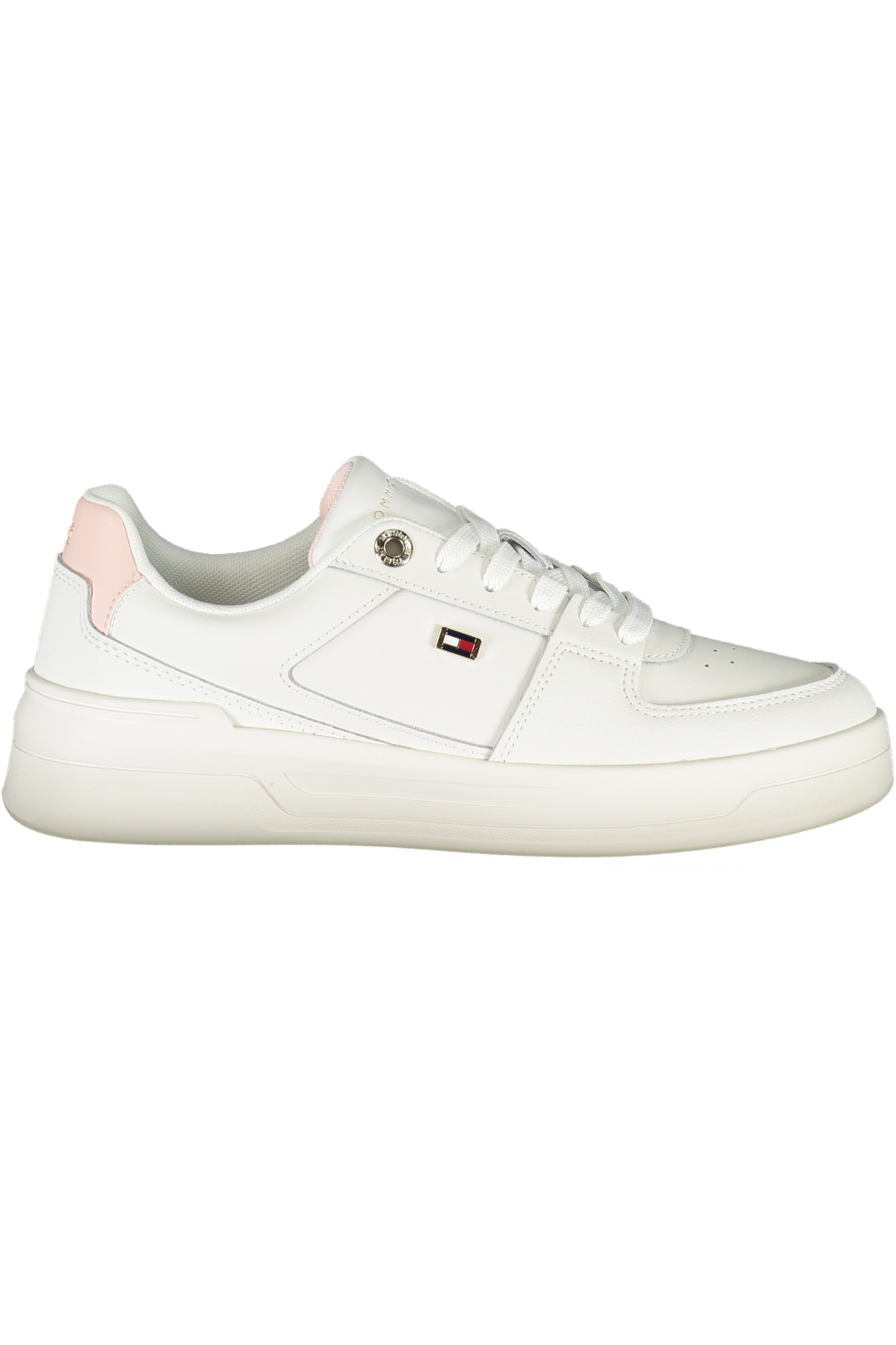 TOMMY HILFIGER WHITE WOMEN'S SPORTS SHOES