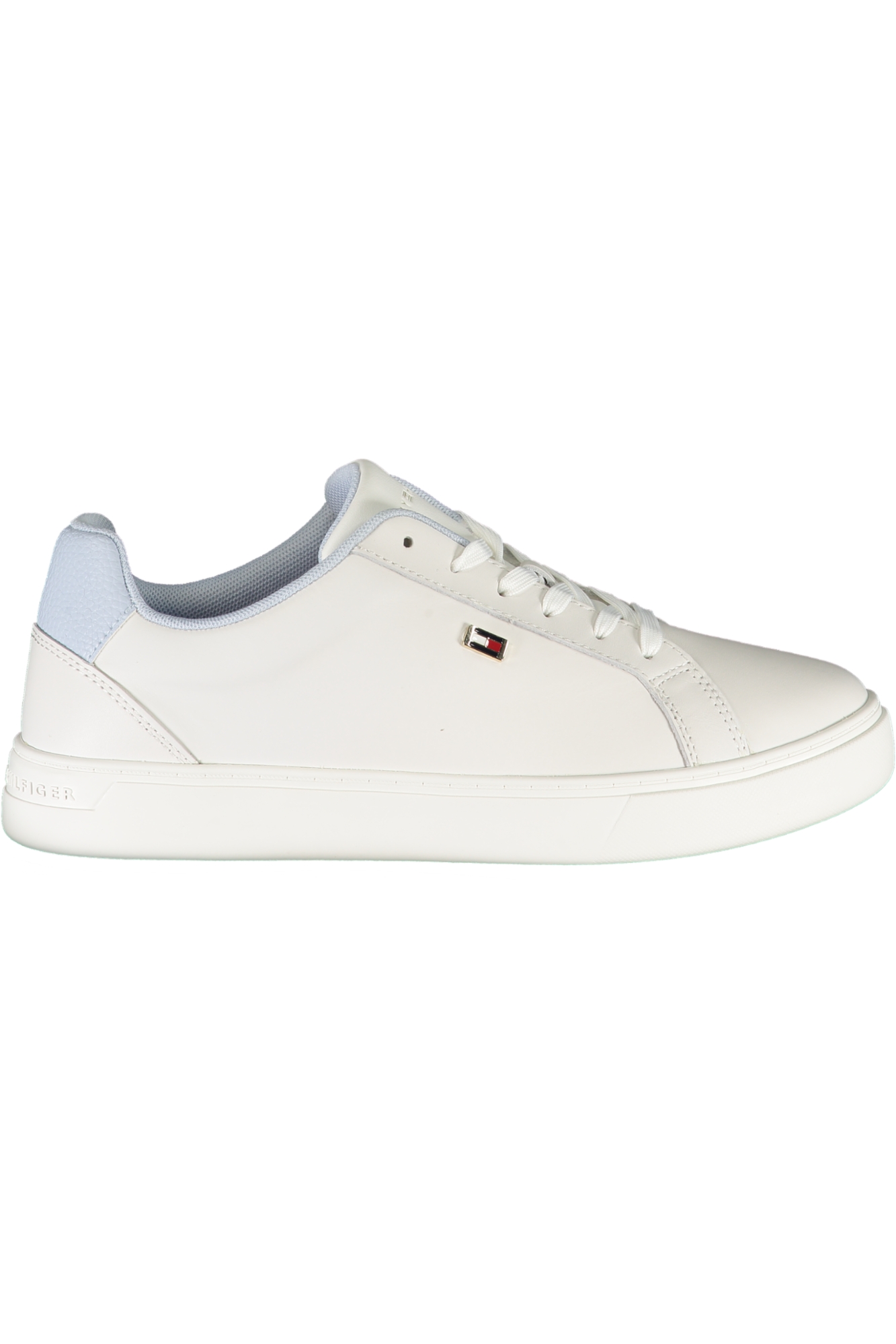 TOMMY HILFIGER WHITE WOMEN'S SPORTS SHOES
