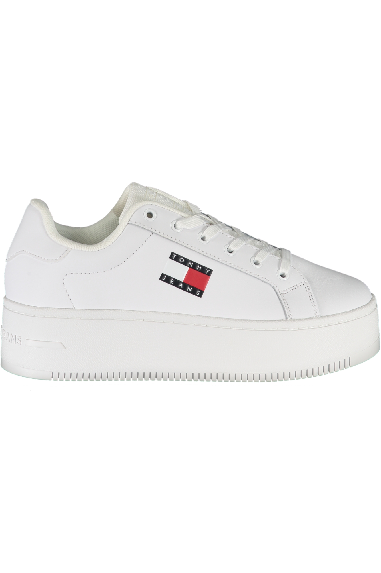 TOMMY HILFIGER WHITE WOMEN'S SPORTS SHOES