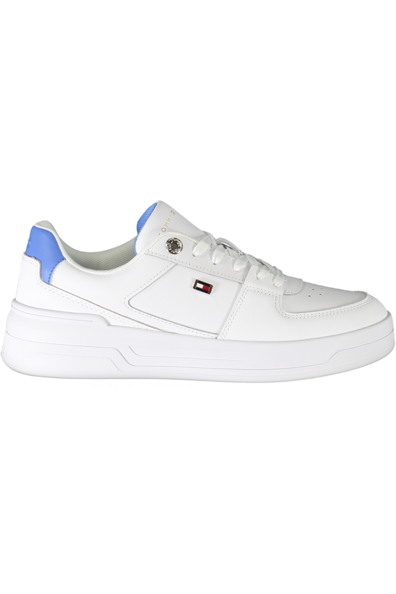 TOMMY HILFIGER WHITE WOMEN'S SPORTS SHOES