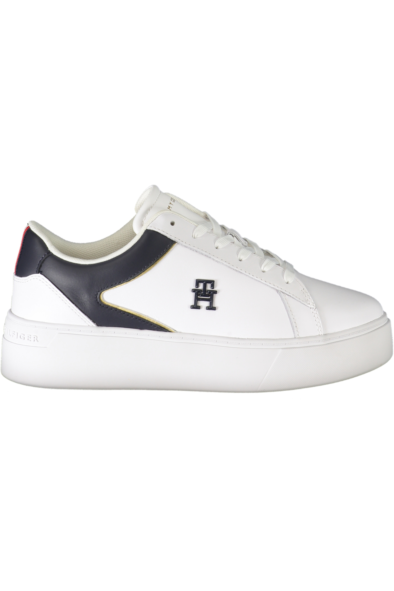 TOMMY HILFIGER WHITE WOMEN'S SPORTS SHOES