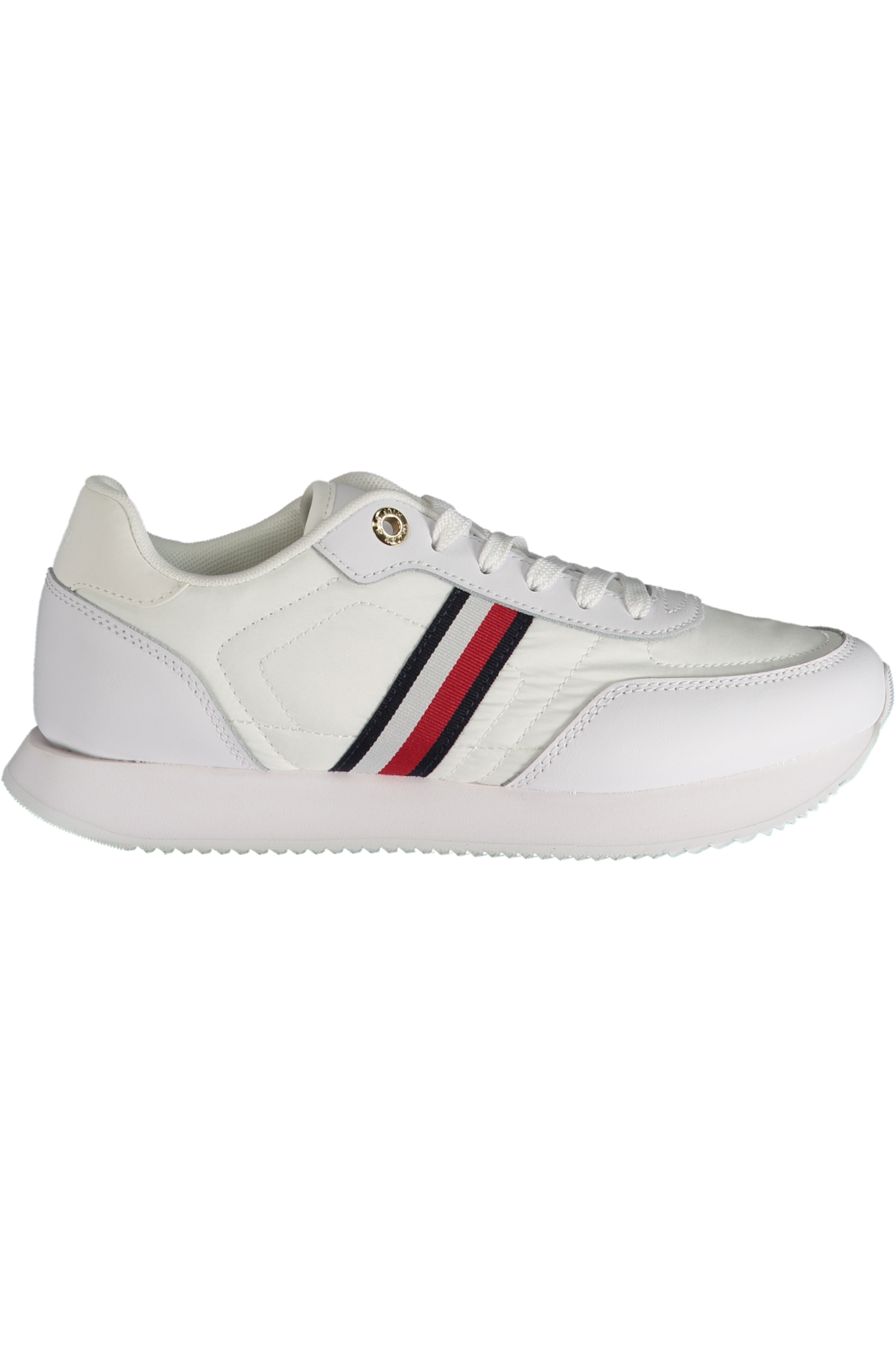 TOMMY HILFIGER WHITE WOMEN'S SPORTS SHOES