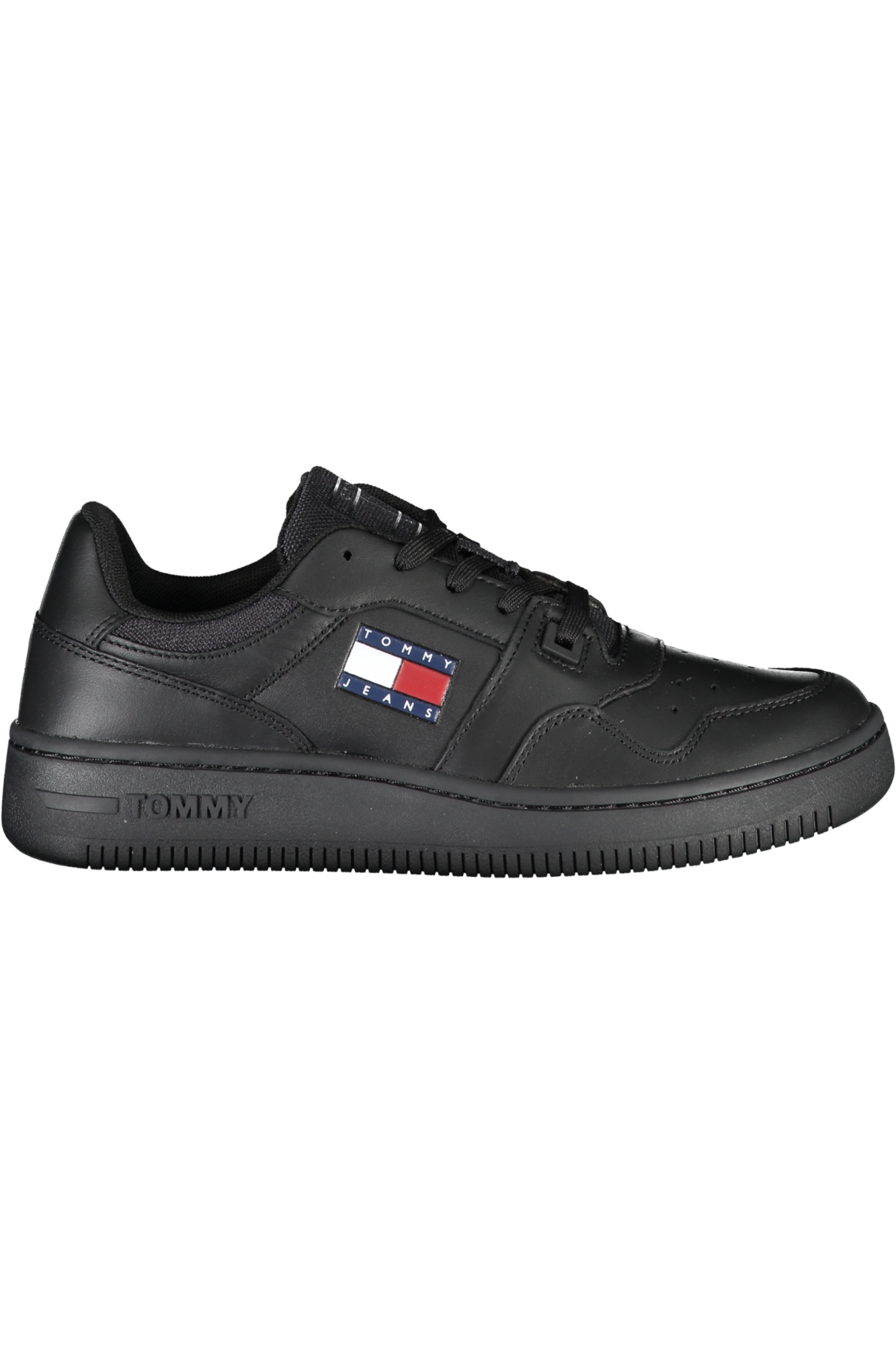TOMMY HILFIGER BLACK WOMEN'S SPORTS SHOES