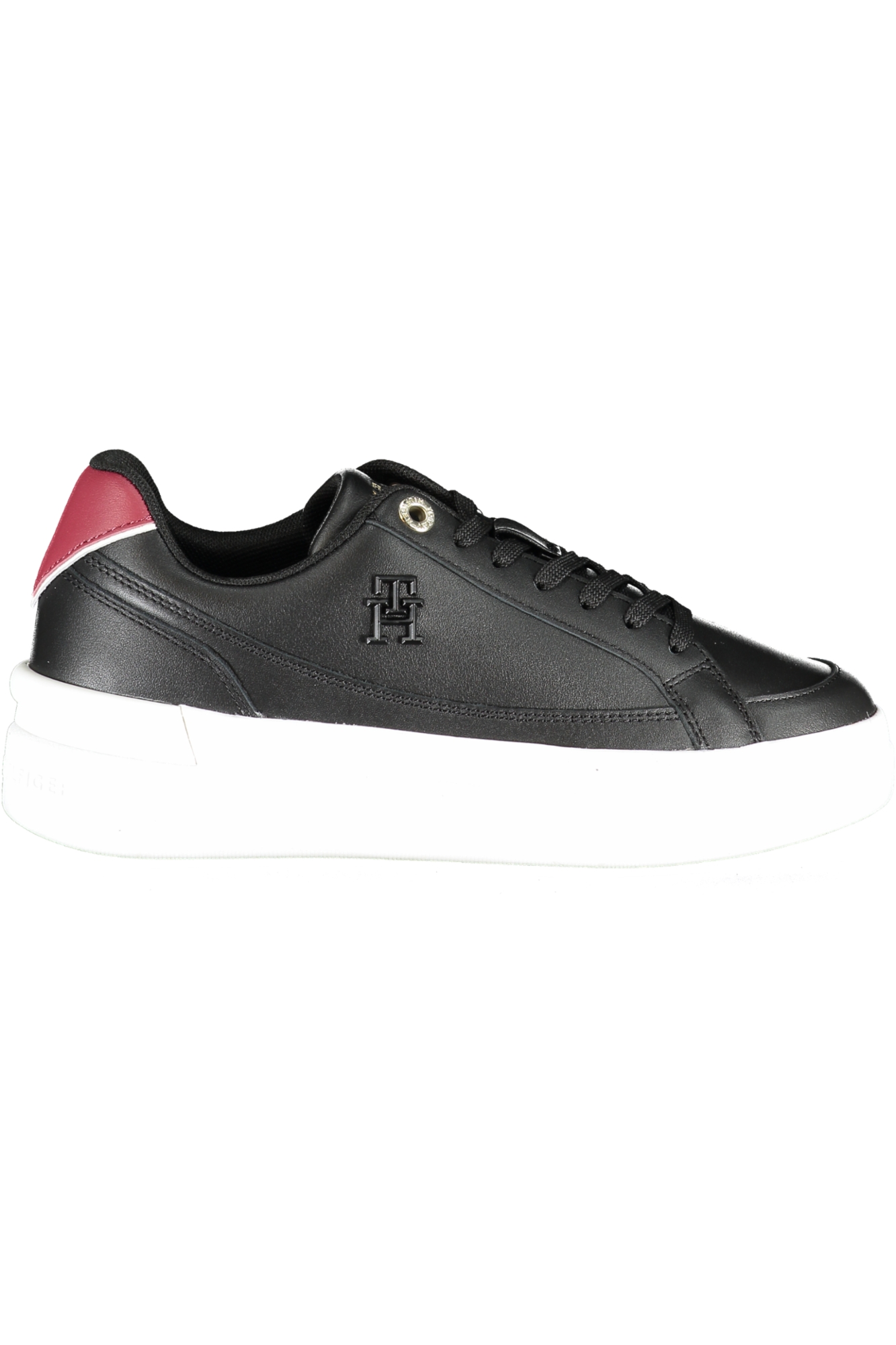 TOMMY HILFIGER BLACK WOMEN'S SPORTS SHOES