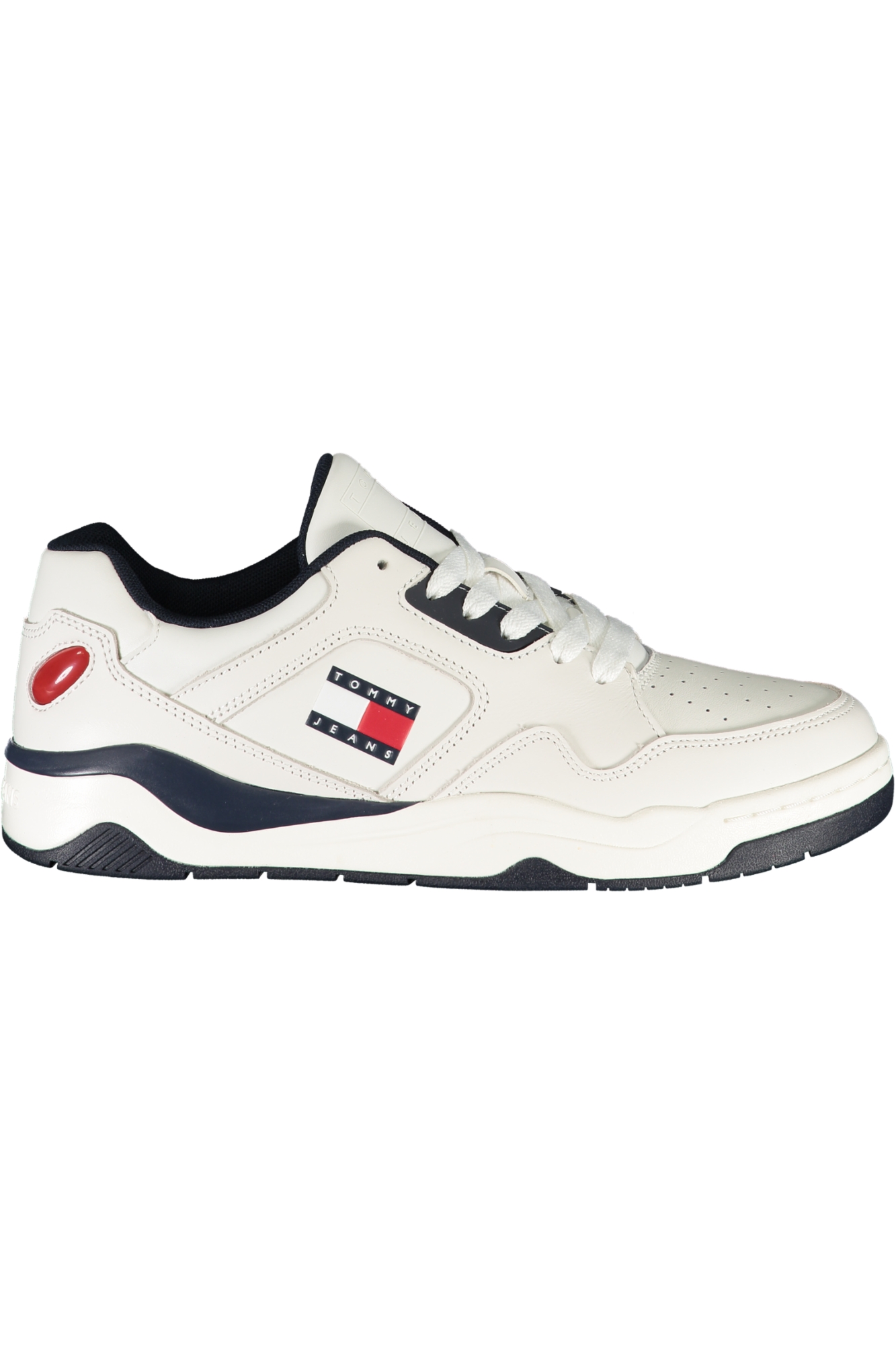TOMMY HILFIGER MEN'S WHITE SPORTS SHOES TOMMY HILFIGER
