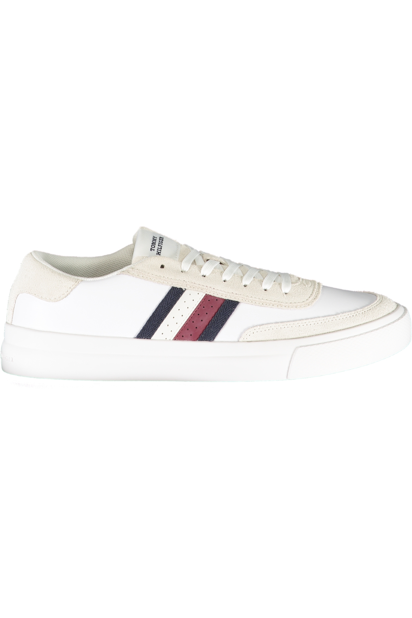 TOMMY HILFIGER MEN'S WHITE SPORTS SHOES