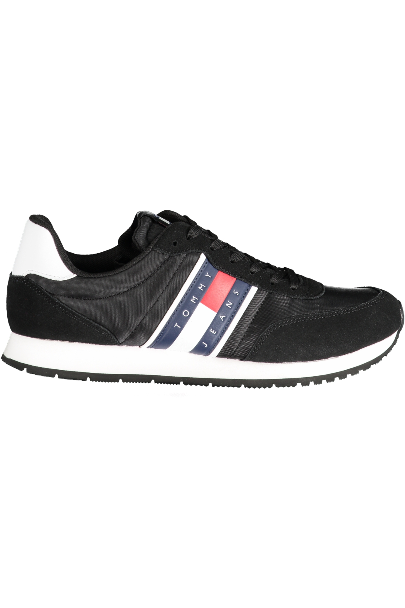 TOMMY HILFIGER BLACK MEN'S SPORTS SHOES TOMMY HILFIGER