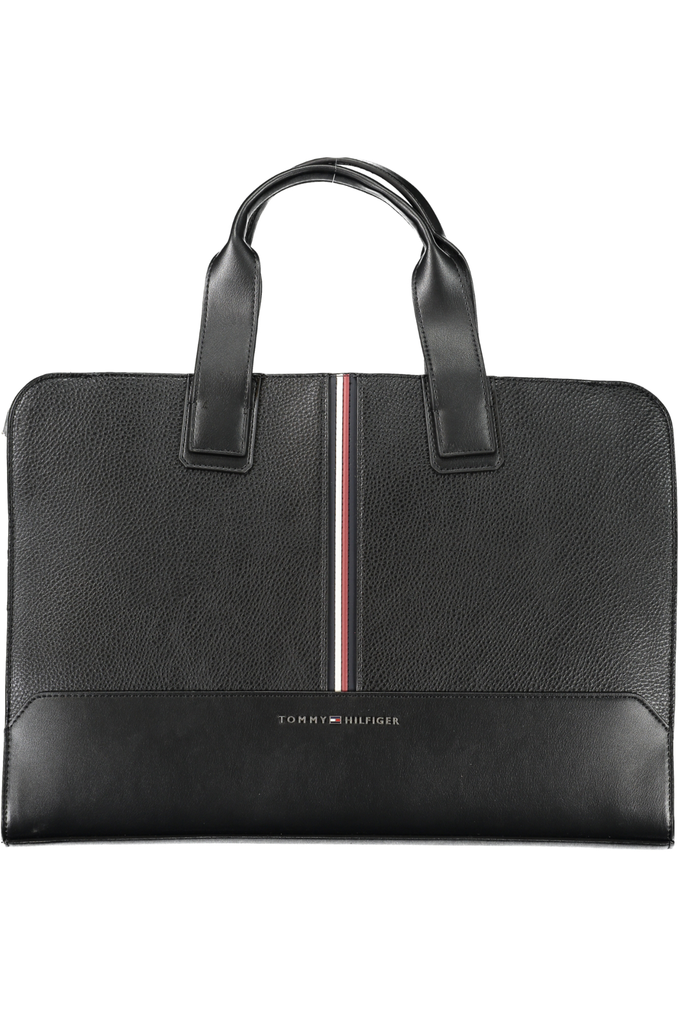 TOMMY HILFIGER BLACK MAN BRIEFCASE TOMMY HILFIGER
