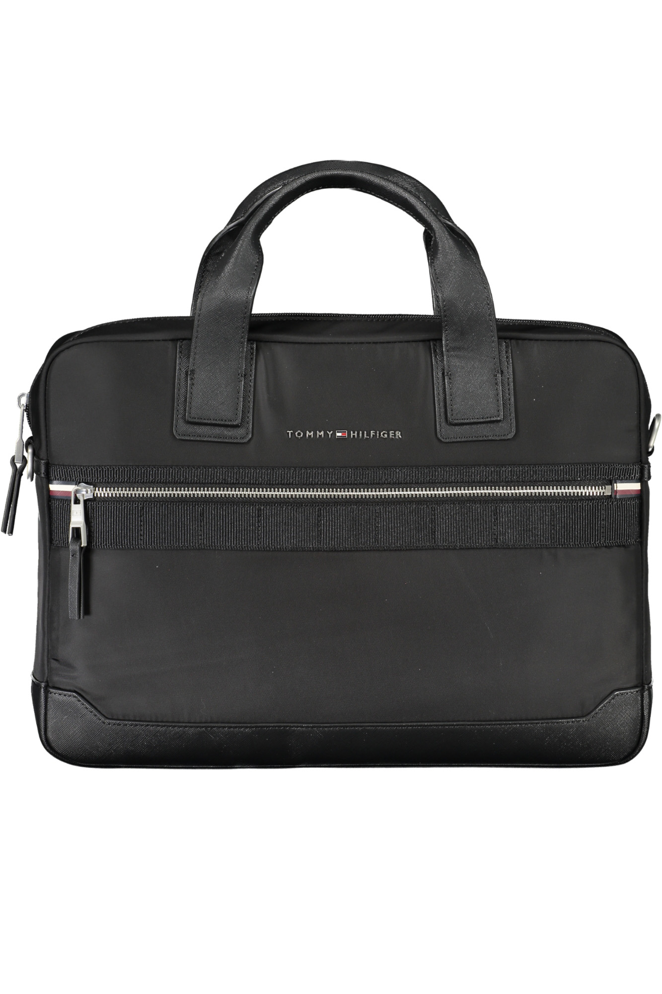 TOMMY HILFIGER BLACK MAN BRIEFCASE
