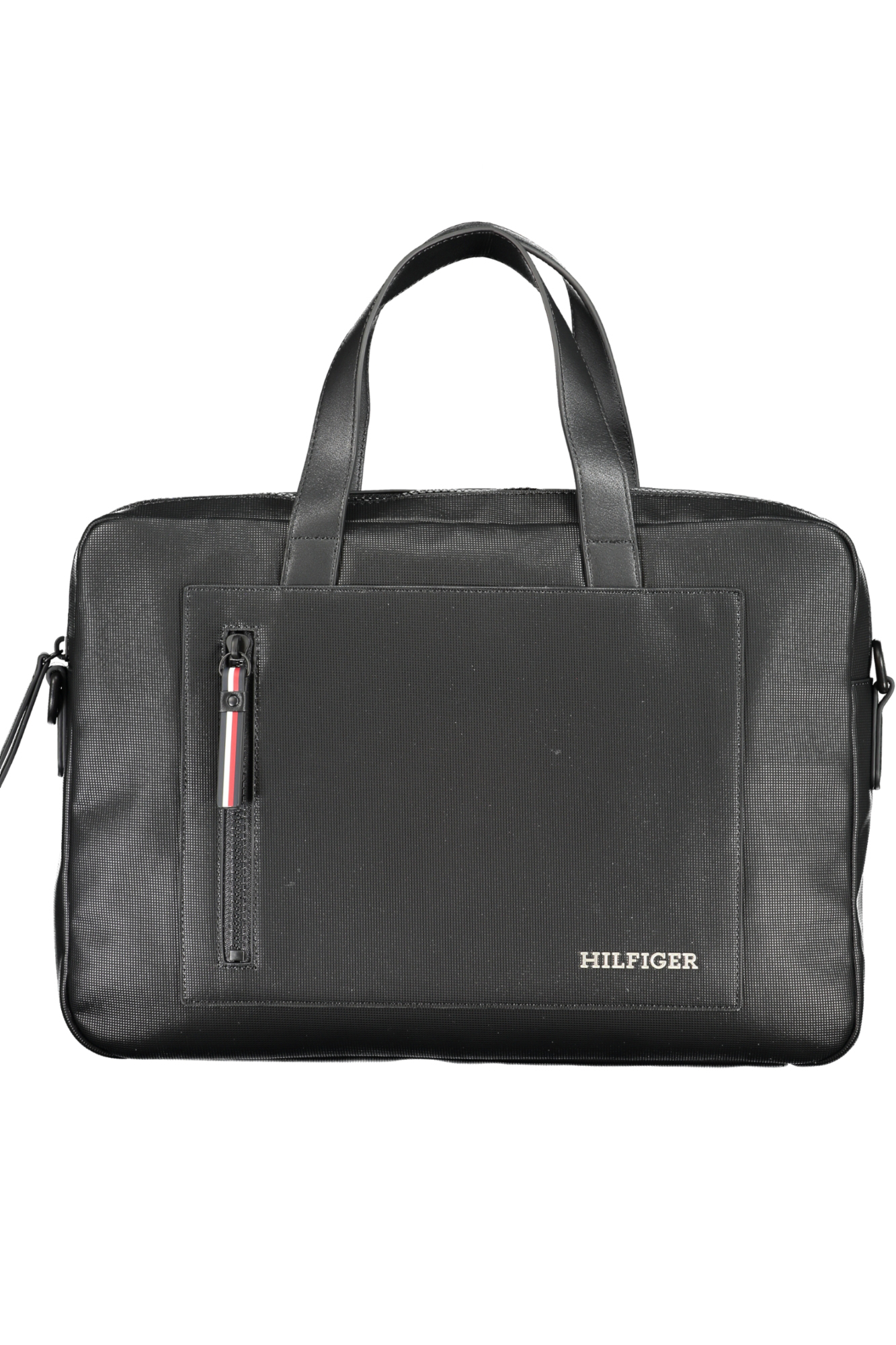 TOMMY HILFIGER BLACK MAN BRIEFCASE