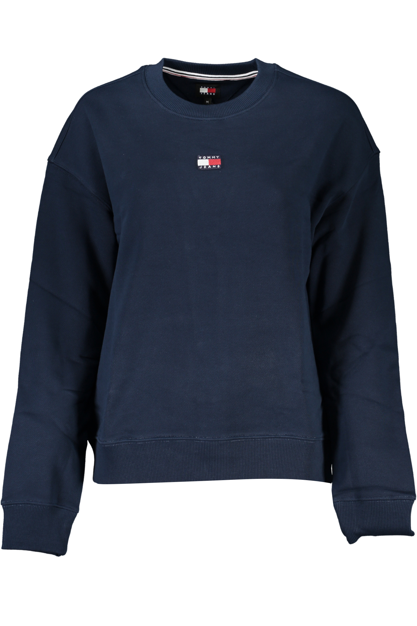 TOMMY HILFIGER WOMEN'S BLUE ZIPLESS SWEATSHIRT TOMMY HILFIGER