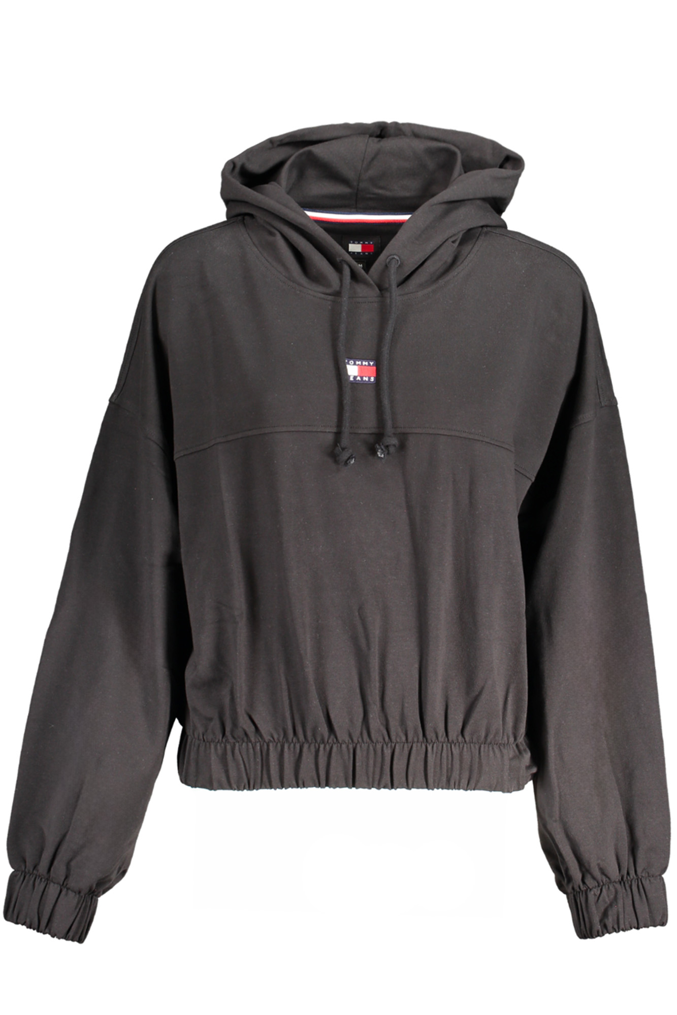 TOMMY HILFIGER WOMEN'S ZIPLESS SWEATSHIRT BLACK