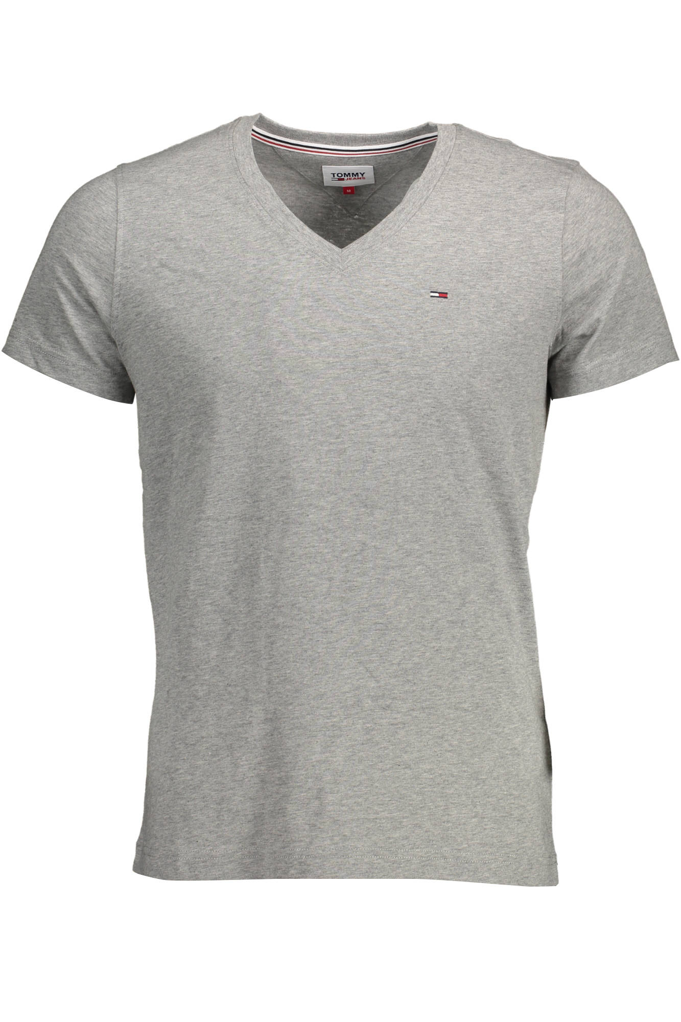 TOMMY HILFIGER MEN'S SHORT SLEEVE T-SHIRT GRAY