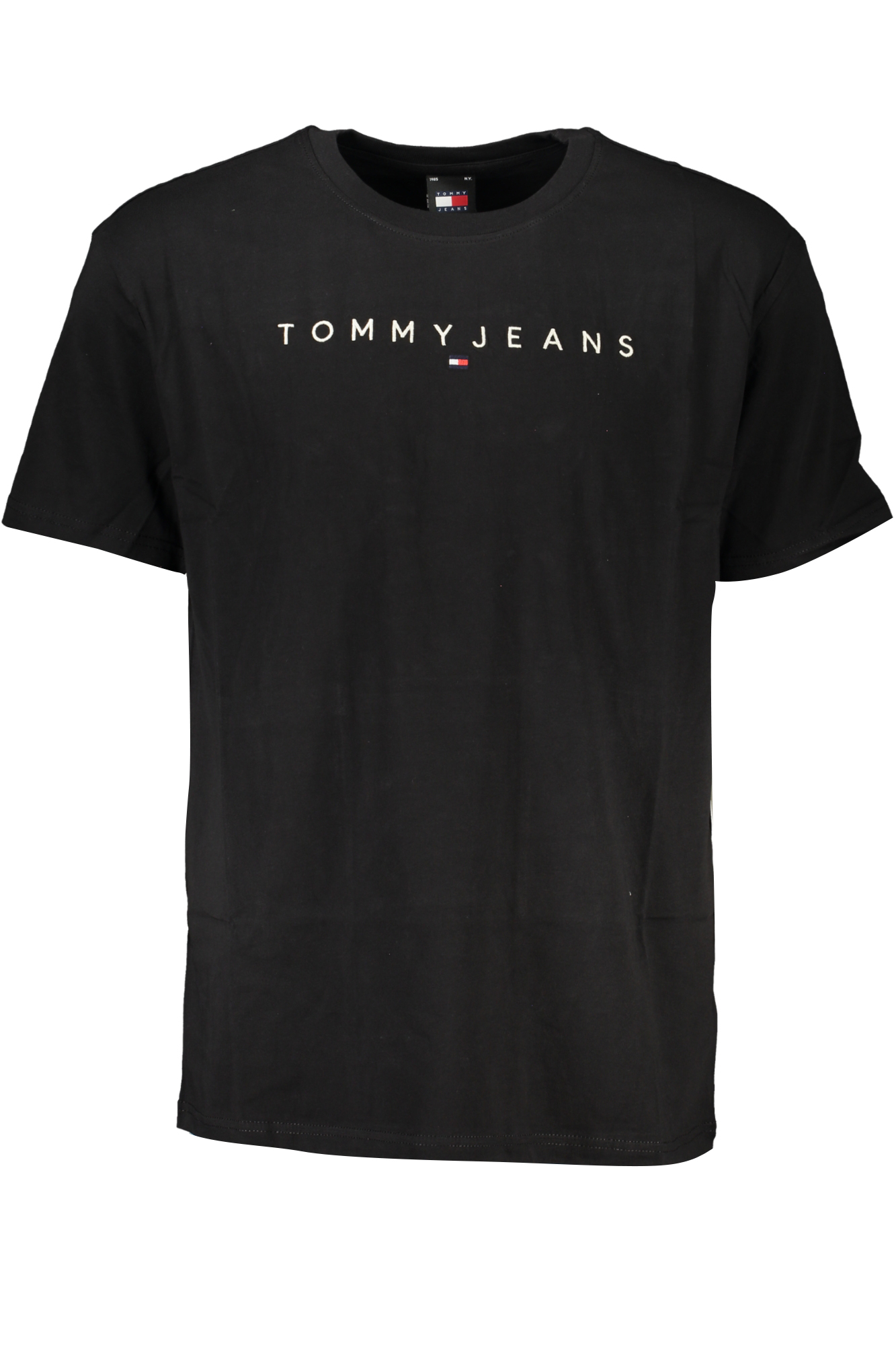 TOMMY HILFIGER MEN'S SHORT SLEEVE T-SHIRT BLACK TOMMY HILFIGER