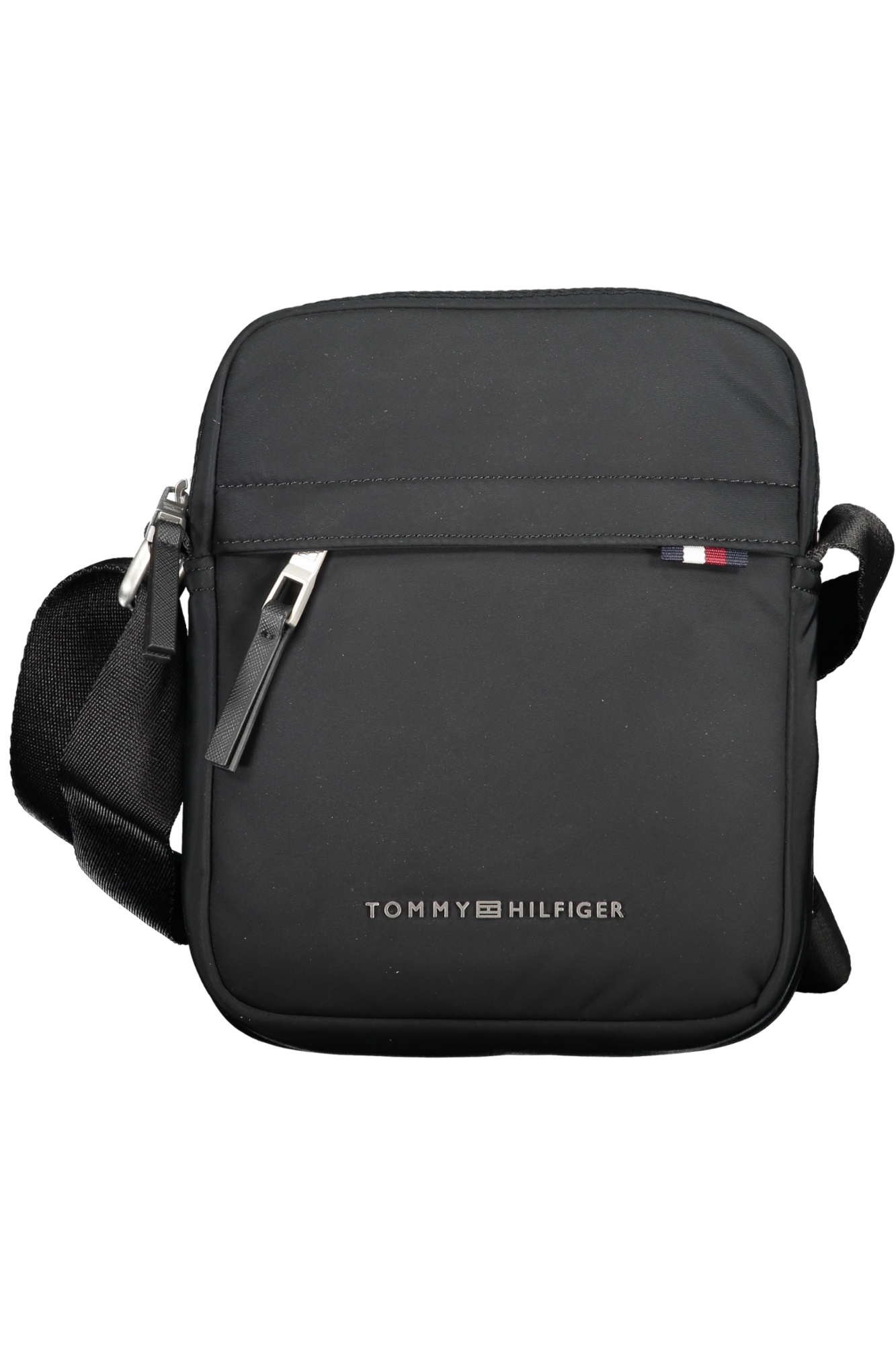 TOMMY HILFIGER MEN'S BLACK SHOULDER BAG