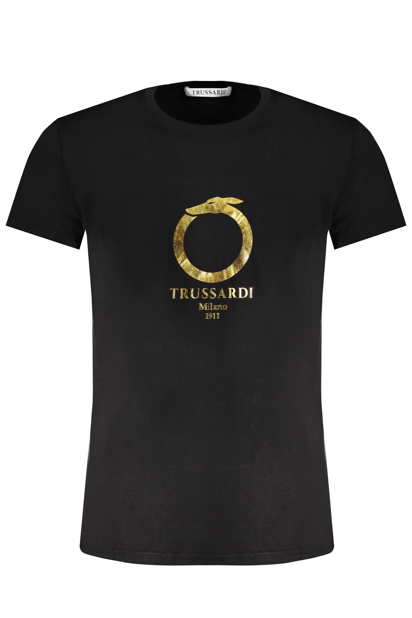 TRUSSARDI MEN'S SHORT SLEEVE T-SHIRT BLACK