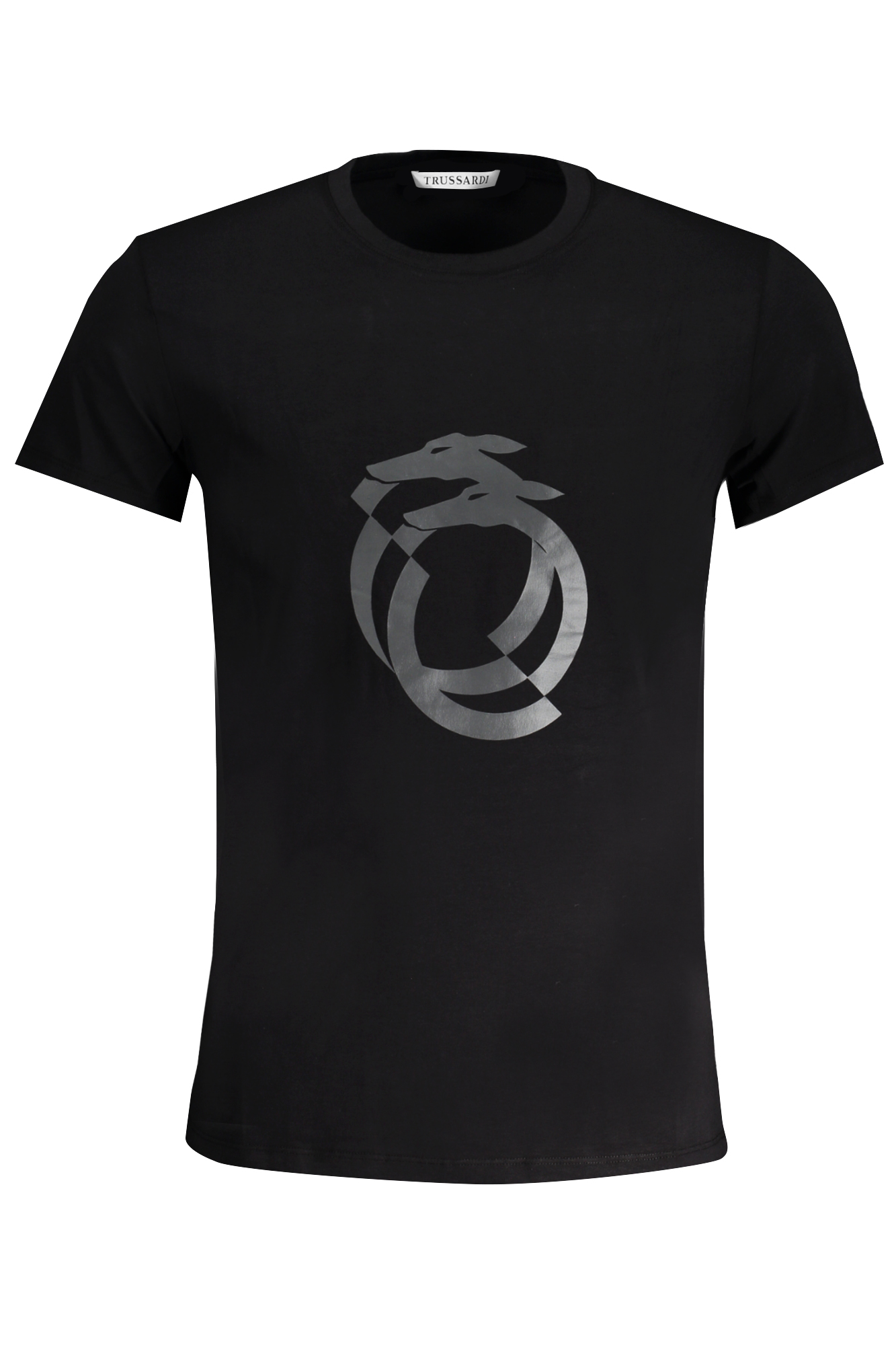 TRUSSARDI MEN'S SHORT SLEEVE T-SHIRT BLACK