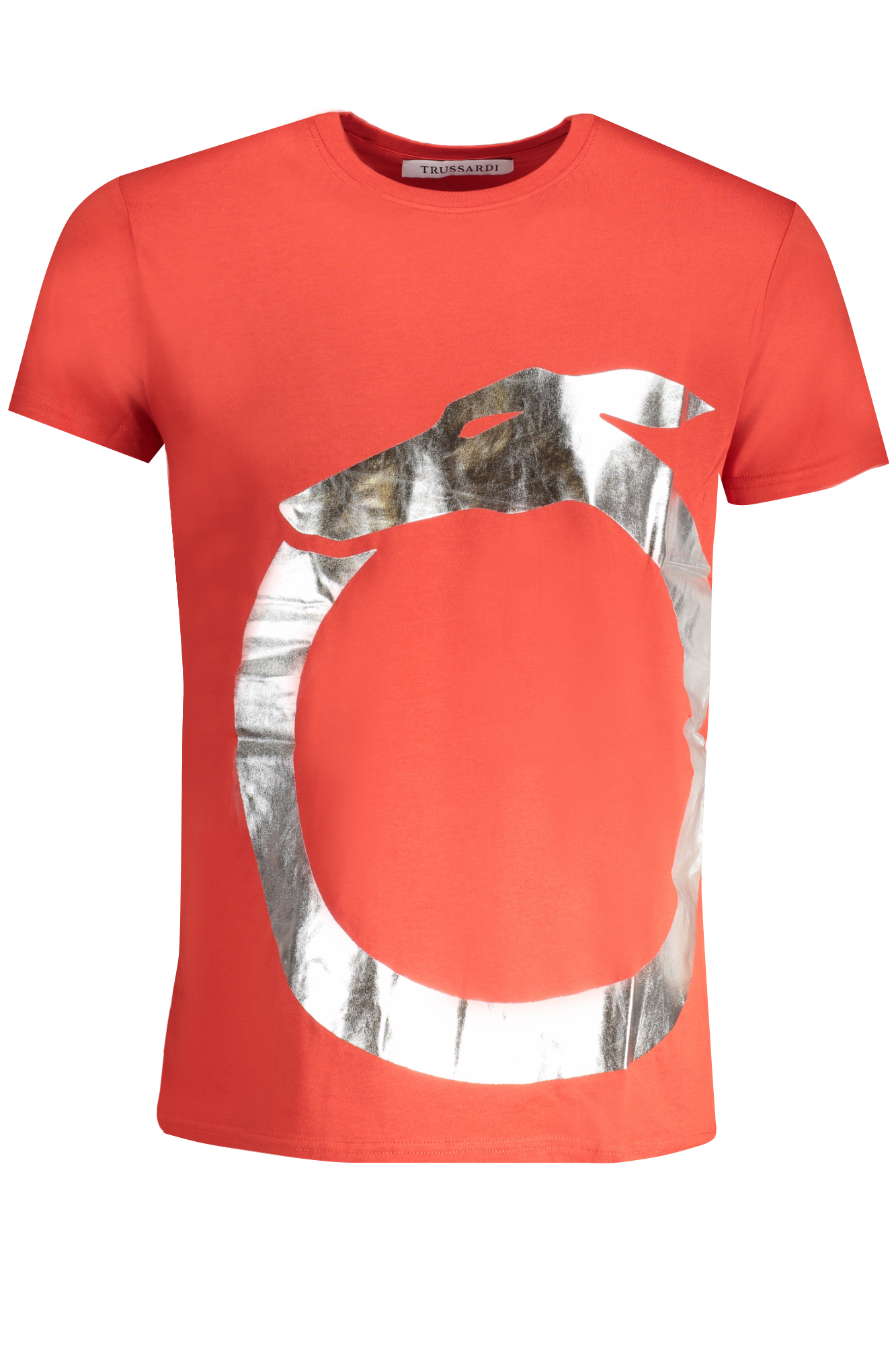 TRUSSARDI MEN'S SHORT SLEEVE T-SHIRT RED