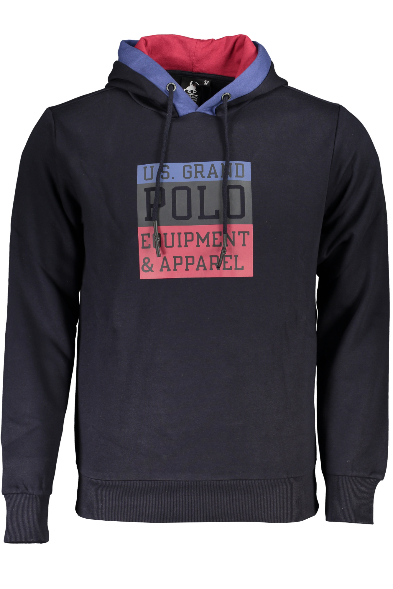 US GRAND POLO MEN'S BLUE ZIPLESS SWEATSHIRT