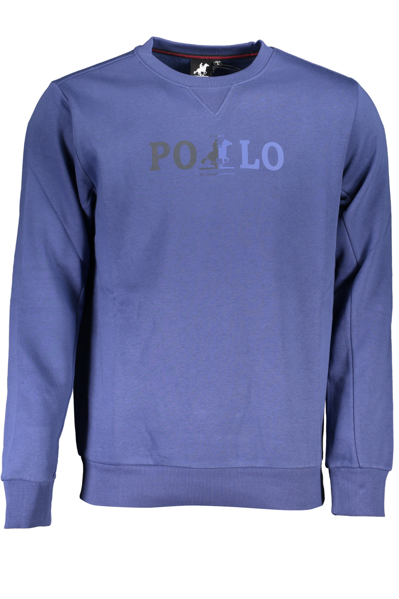 US GRAND POLO MEN'S BLUE ZIPLESS SWEATSHIRT