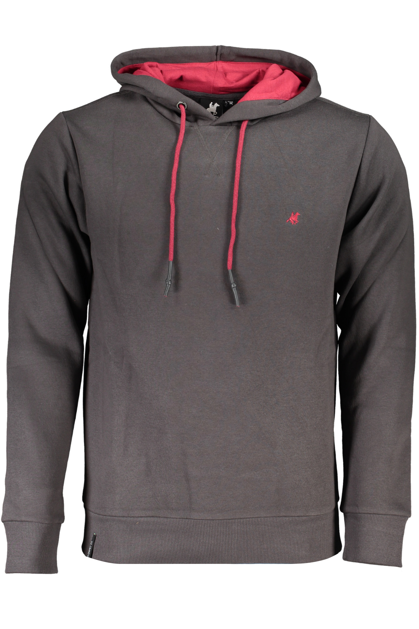 US GRAND POLO MEN'S GRAY ZIPLESS SWEATSHIRT