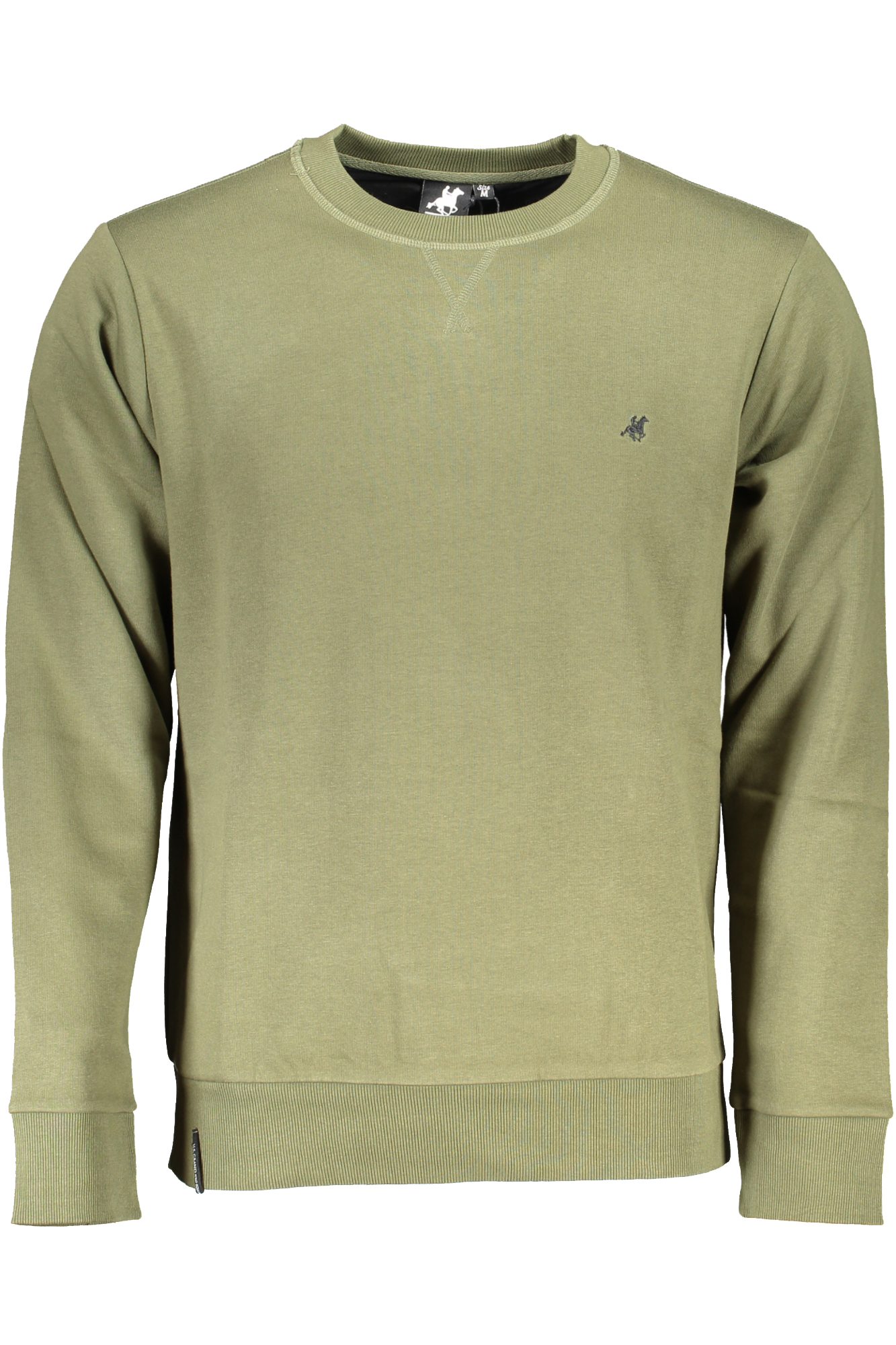 US GRAND POLO GREEN MEN'S ZIPLESS SWEATSHIRT