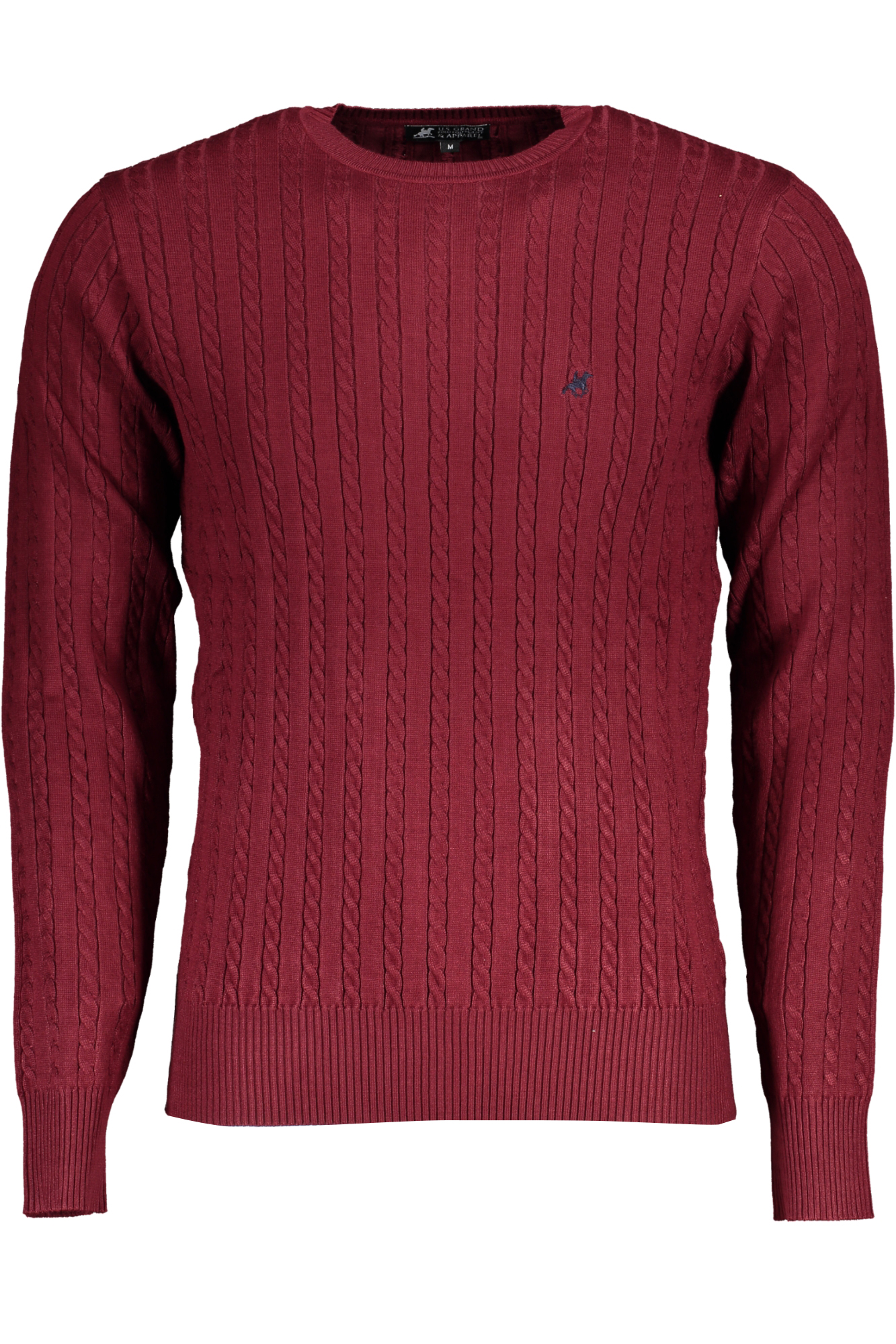 US GRAND POLO MEN'S RED SWEATER