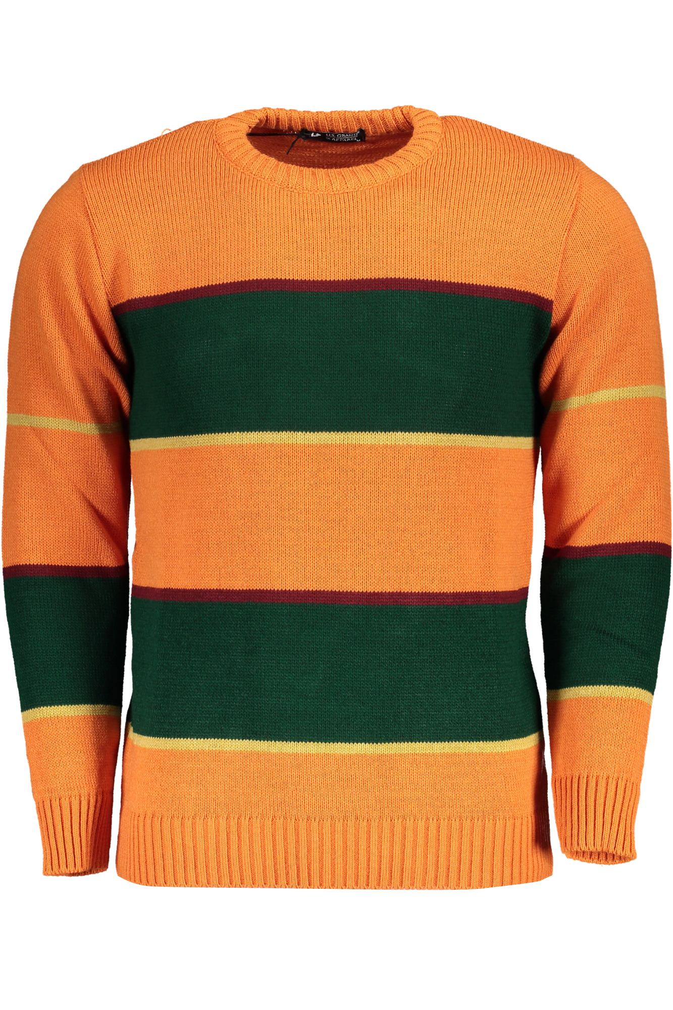 US GRAND POLO MEN'S ORANGE SWEATER