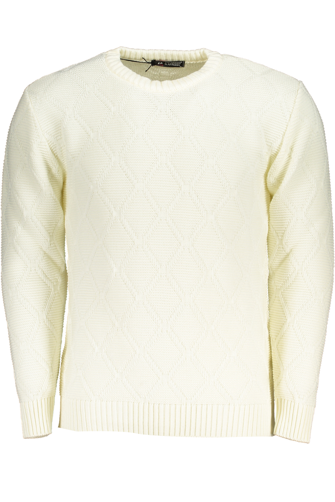 US GRAND POLO MEN'S WHITE SWEATER