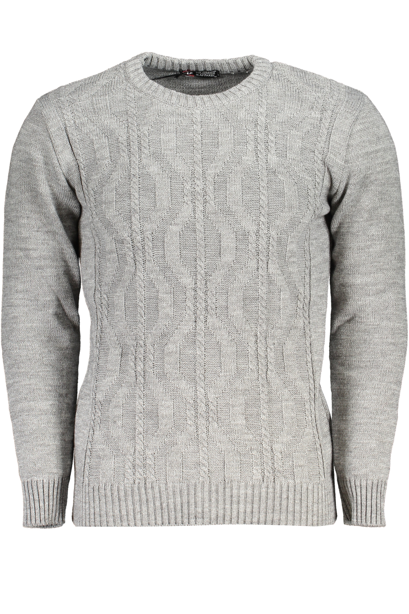 US GRAND POLO MEN'S GRAY SWEATER