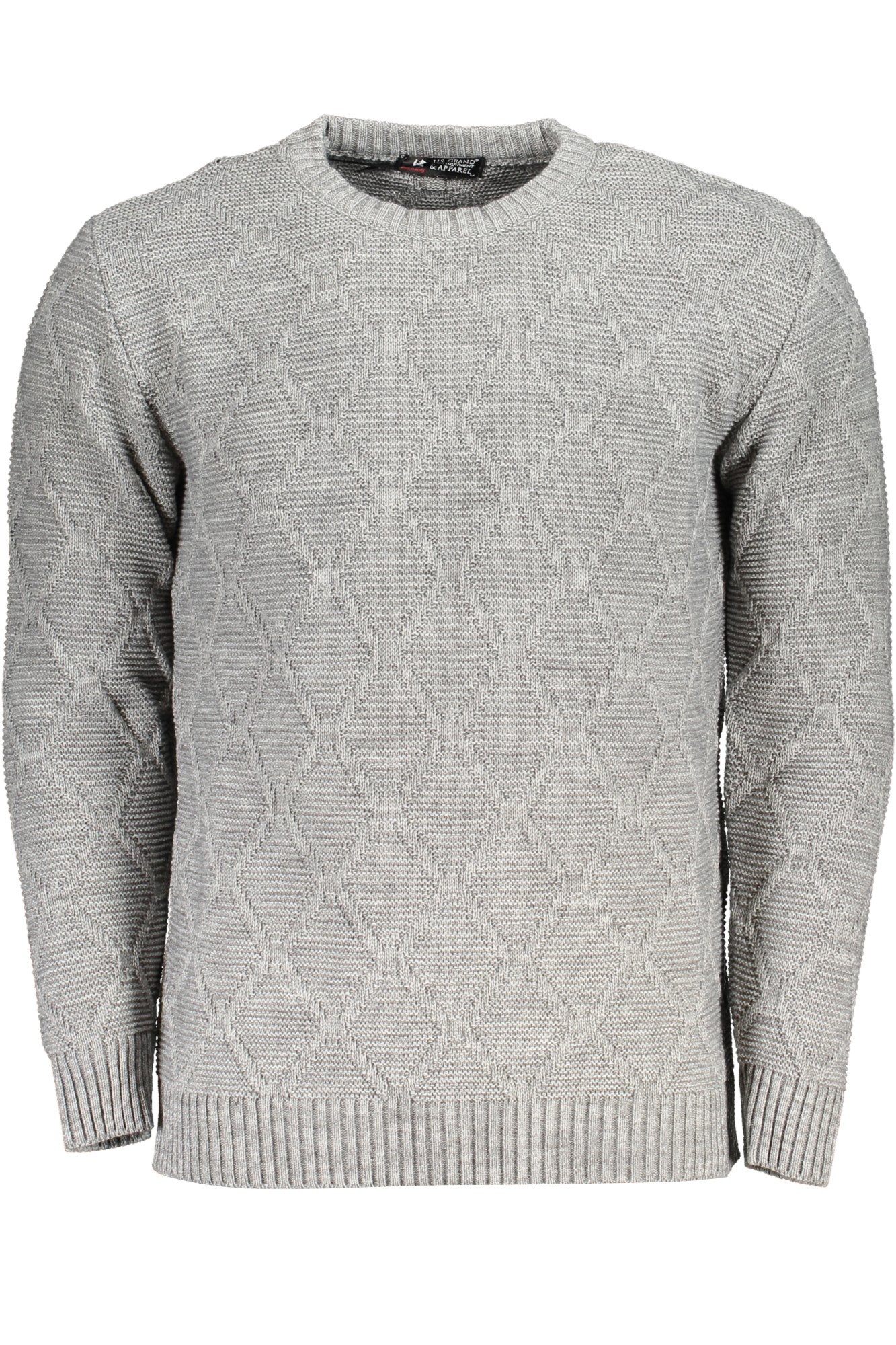 US GRAND POLO MEN'S GRAY SWEATER