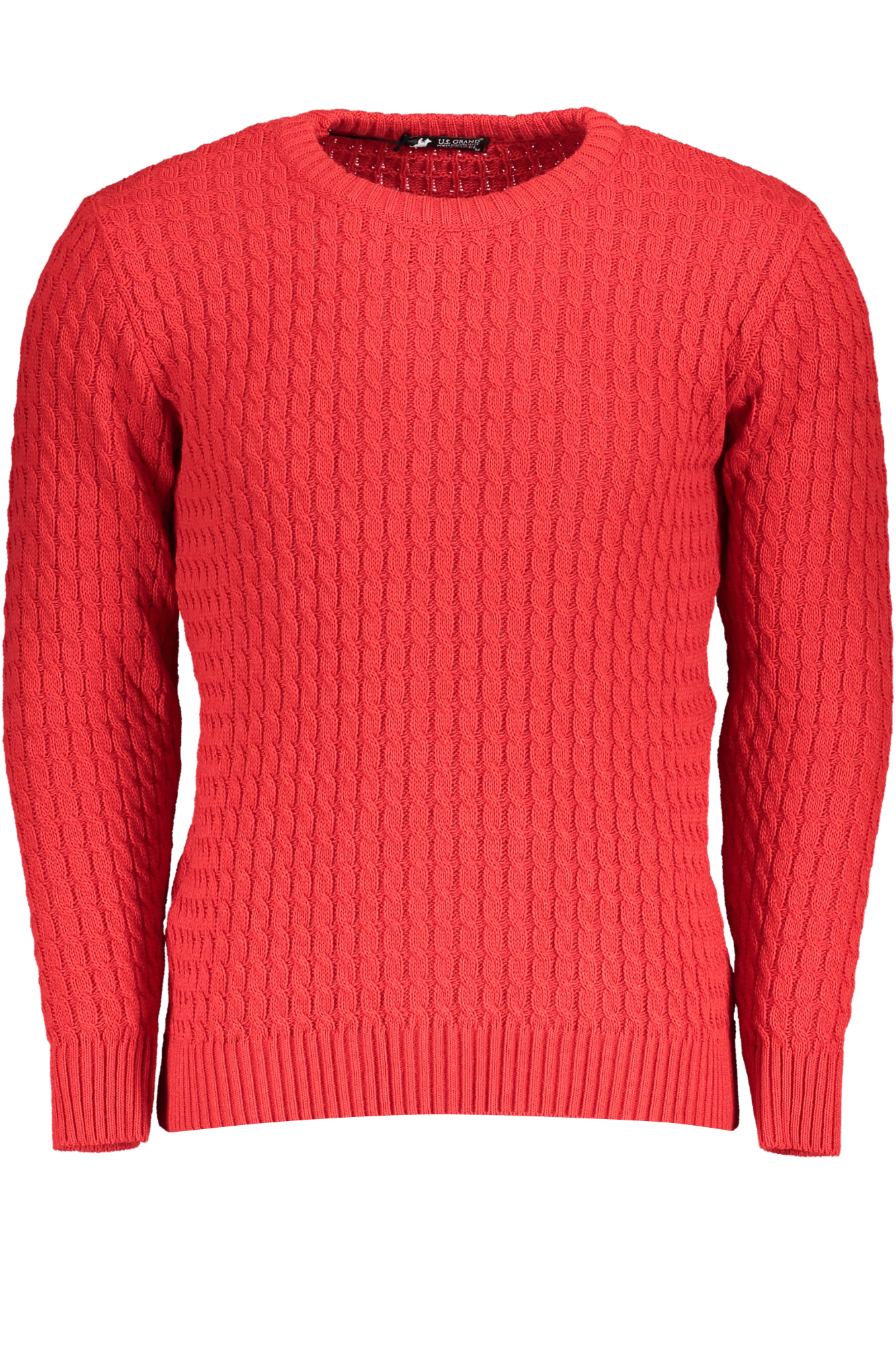 US GRAND POLO MEN'S RED SWEATER
