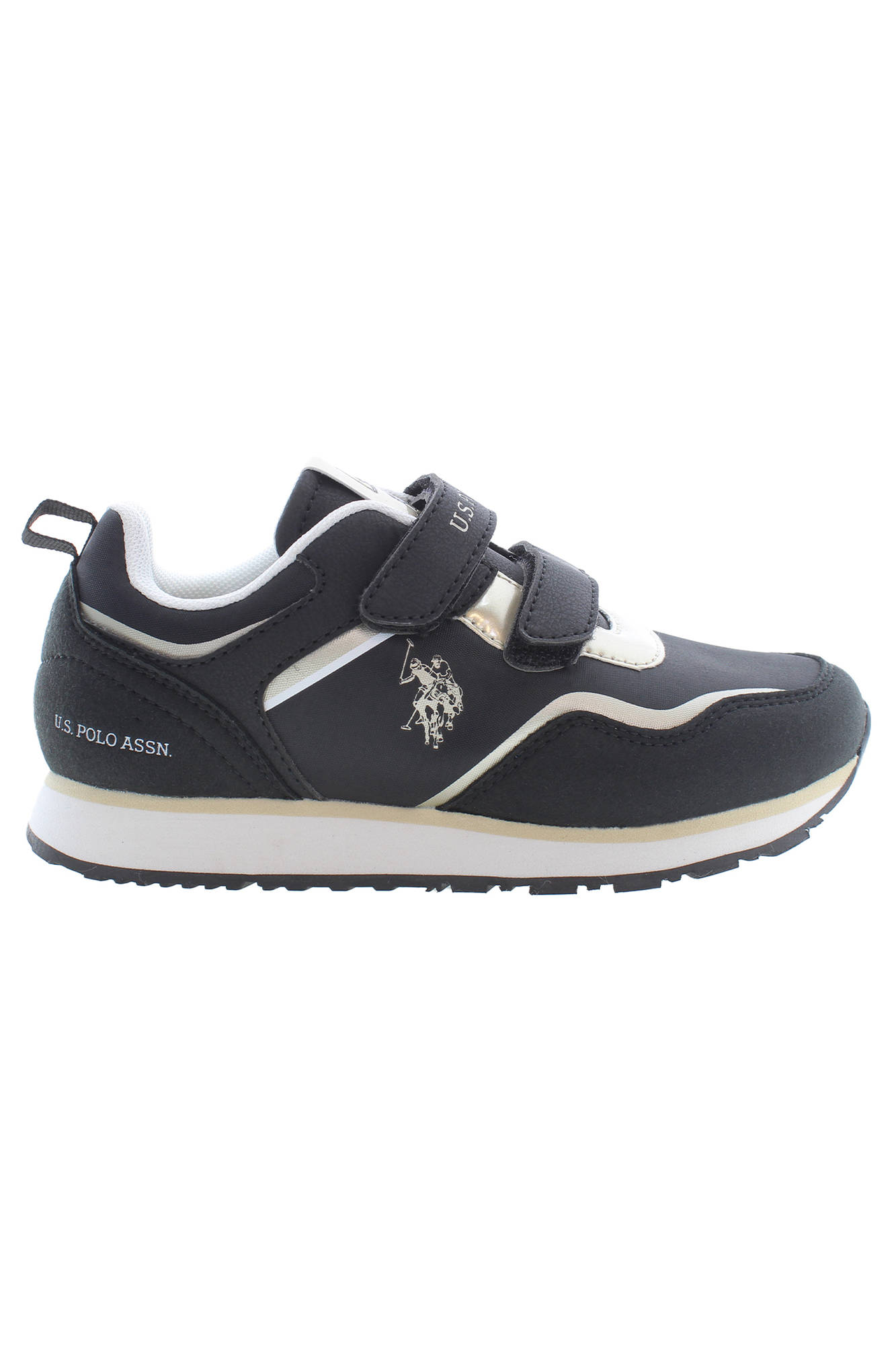 US POLO BEST PRICE BLACK KIDS SPORT SHOES