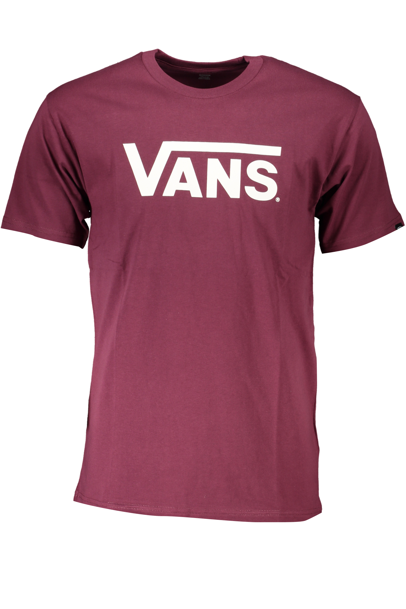 VANS PURPLE MEN'S SHORT SLEEVE T-SHIRT VANS