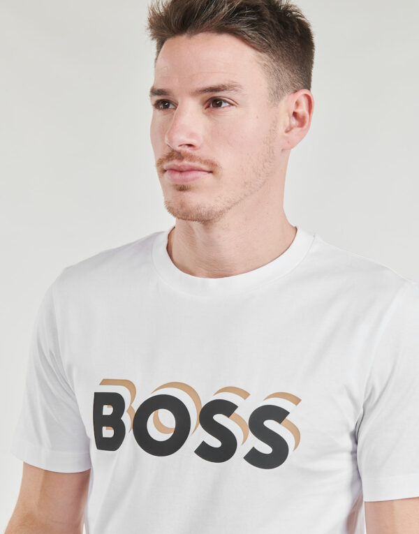 Hugo Boss Tiburt Μπλούζα Κοντομάνικη Λευκή - Image 2